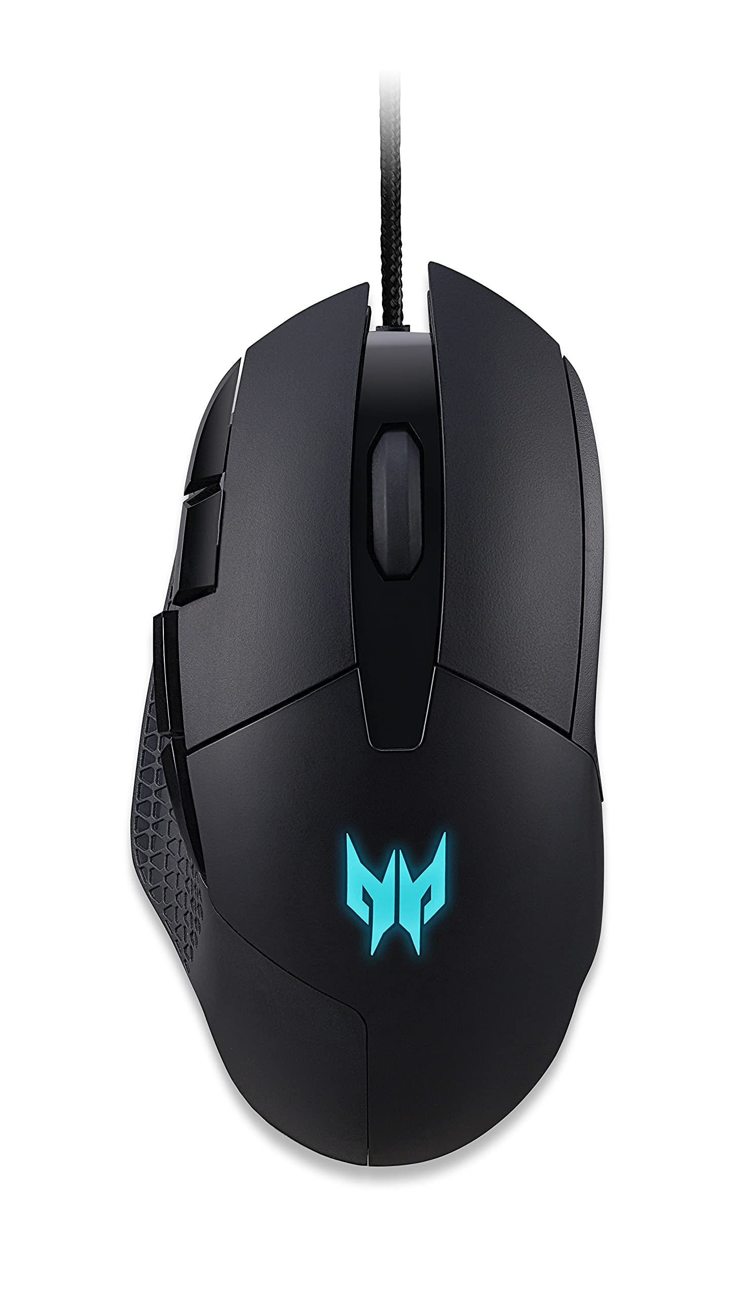 Acer Cestus 315 Gaming Maus (6.500 DPI, 100 IPS Tracking, 6 programmierbare Tasten, 1 ms Reaktionszeit, RGB Beleuchtung, GPMCE11014, schwarz, Programmierbare Tasten 6