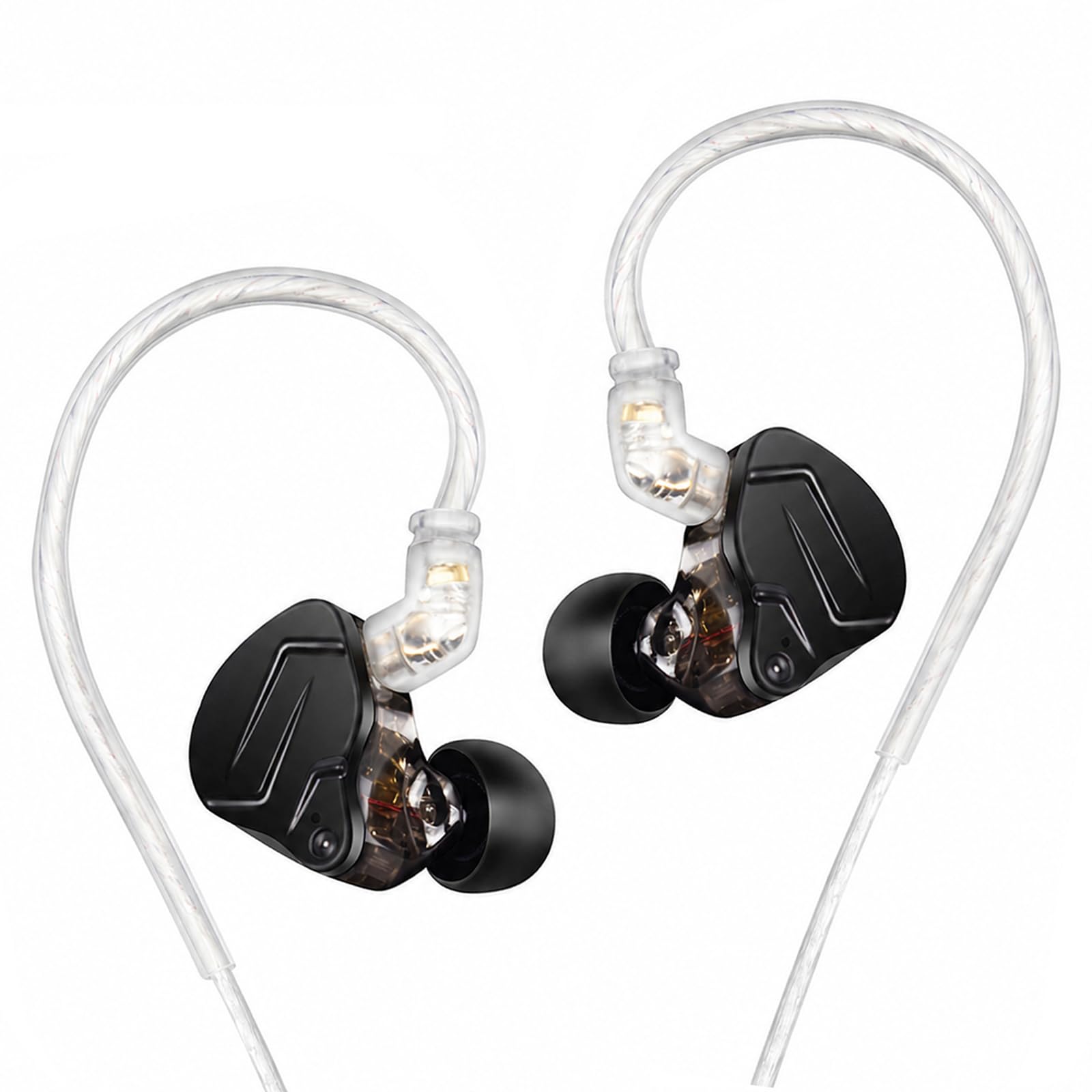 CCA KZ ZSN Pro X In Ear Kopfhörer 1BA 1DD Stereo Earbuds Kopfhörer HiFi Sport Gaming 3.5 mm Wagenheber Kopfhörer Komfort Verschleiß für Telefon Computer Tablet
