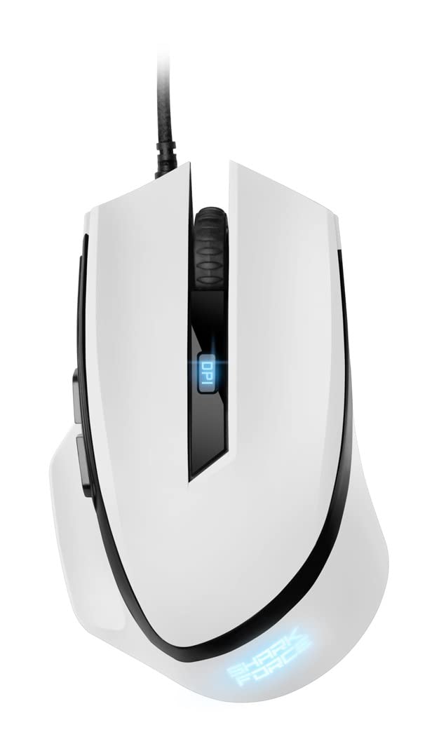 Sharkoon Shark Force II weiß, Gaming Maus, 4044951030446