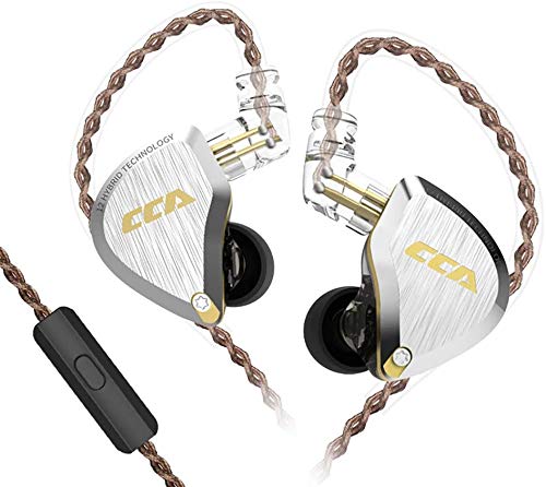 CCA C12 5BA 1DD Stereo Bass Kopfhörer In Ear Kopfhörer mit Kabel Noise Cancelling Sport Earbuds Headset für Musiker Audiophile Sänger DJ