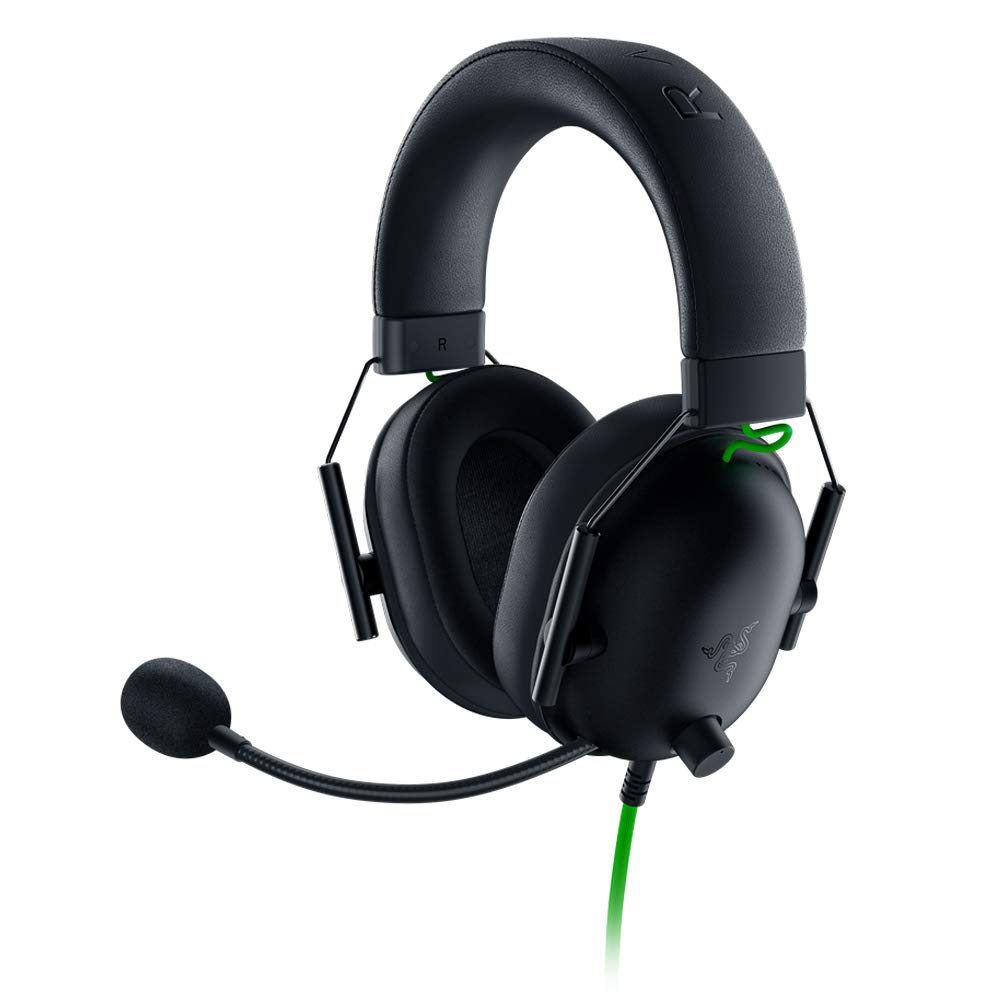 Razer BlackShark V2 X Smartchoice kabelgebundenes Gaming-Headset mit Mikrofon, 7.1-Surround-Sound, 50-mm-Treiber, Memory-Schaumkissen, Multi-Plattform (PC/PS/Xbox/Switch/Handy), 3,5-mm-Klinkenstecker