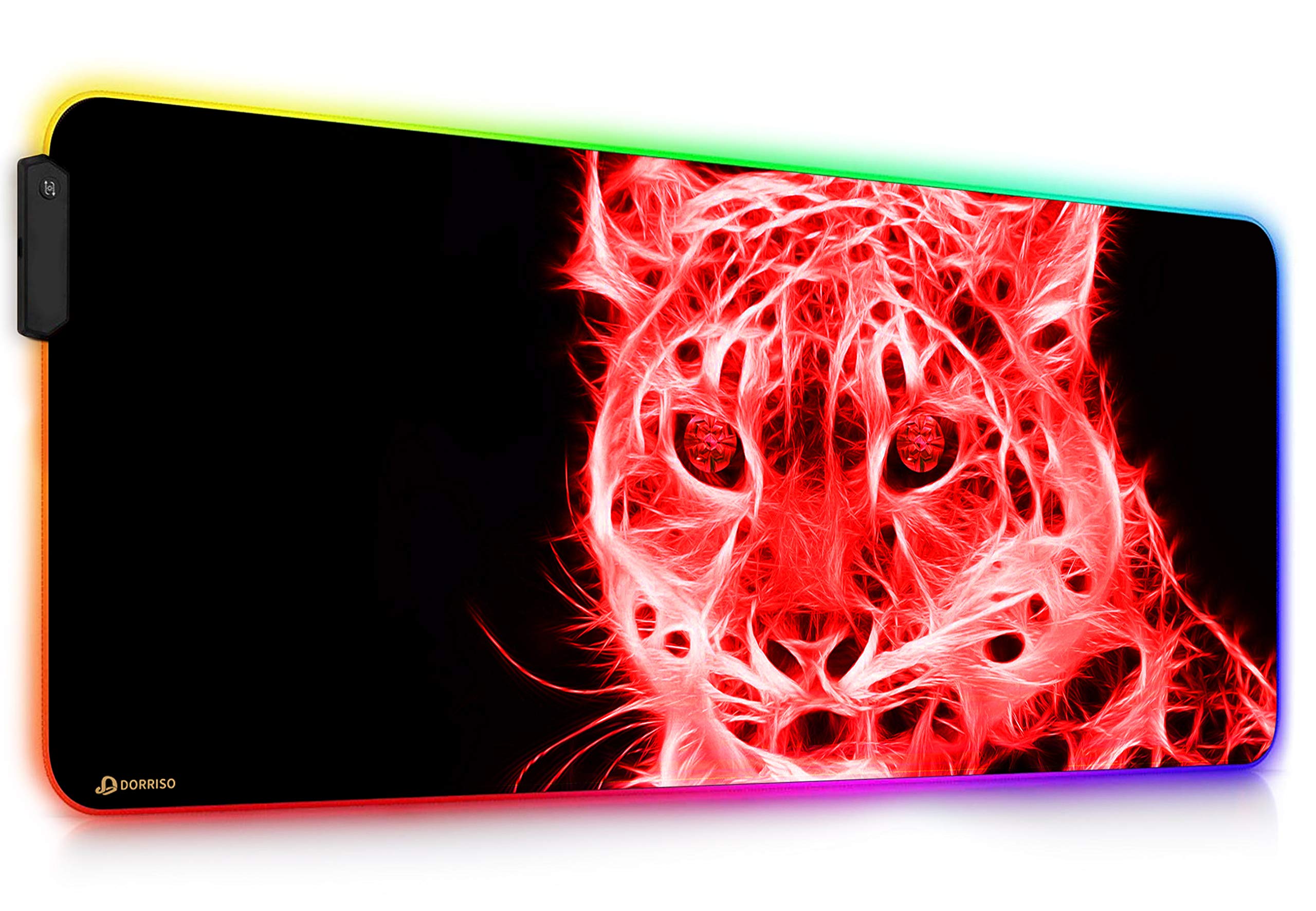 Neu RGB Gaming Mauspad Großes 900x400mm mit 12 RGB Beleuchtungs Modi LED Schreibtischunterlage XXL Wasserdicht Anti Rutsch Mauspad Matte für Computer PC Professionelle Gamer Mousepad