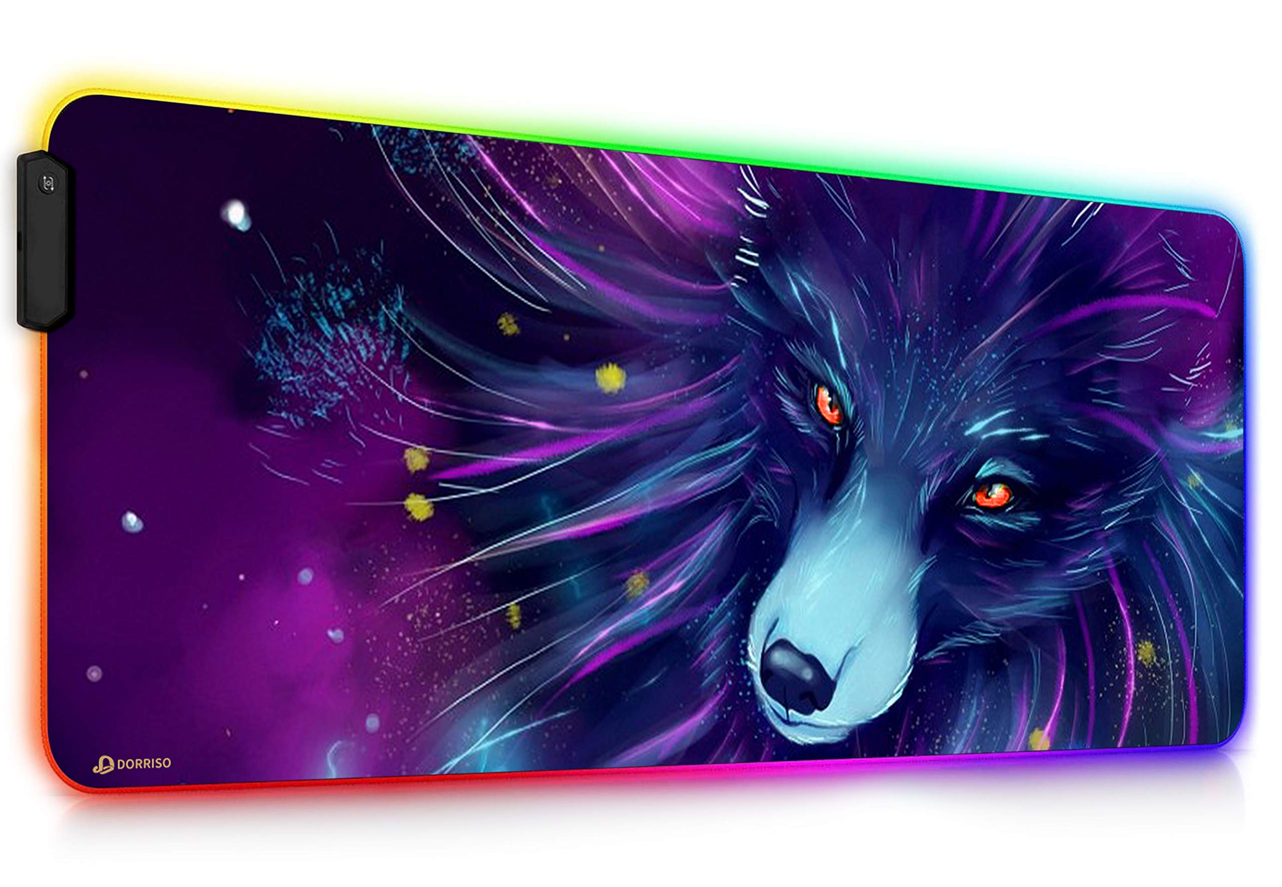 Neu RGB Gaming Mauspad Großes 900x400mm mit 12 RGB Beleuchtungs Modi LED Schreibtischunterlage XXL Wasserdicht Anti Rutsch Mauspad Matte für Computer PC Professionelle Gamer Mousepad