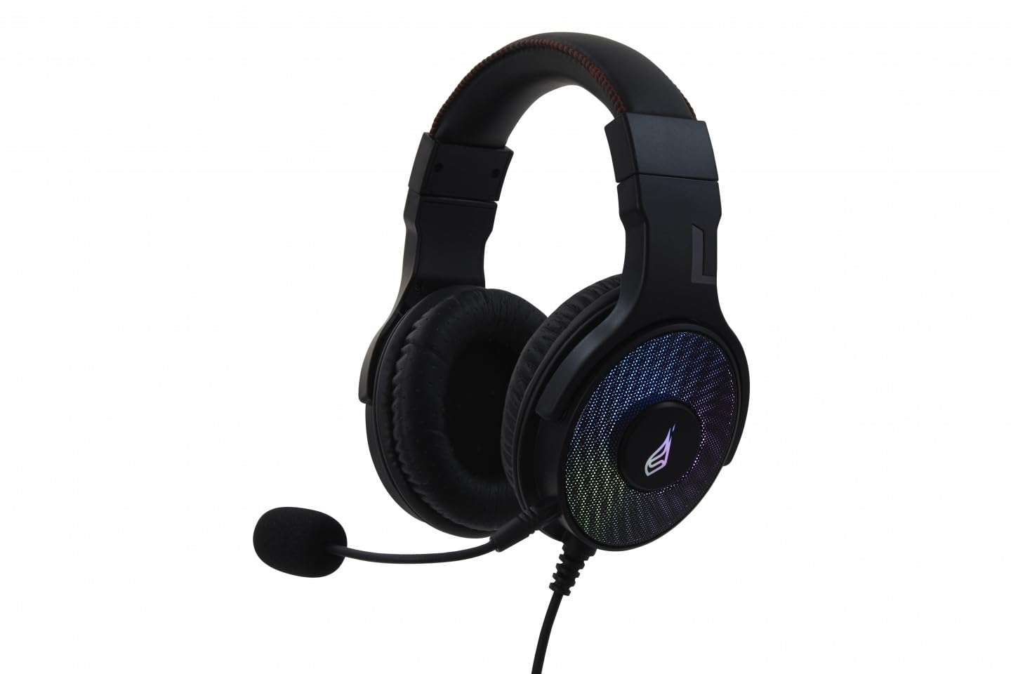 SureFire Harrier 360 Surround Sound USB Gaming Headset für PC, Playstation & Xbox - LED-Beleuchtung, 369g, USB A