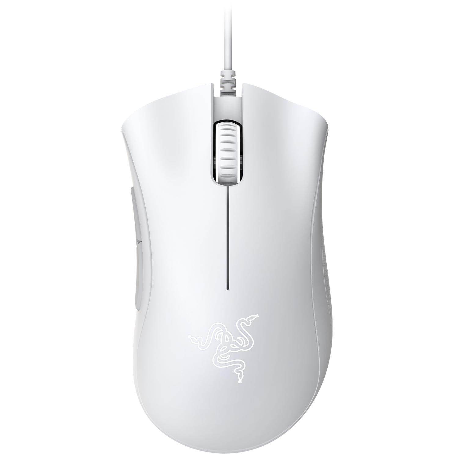 Razer DeathAdder Essential (2021) - Kabelgebundene Gaming-Maus mit Optischem Sensor mit 6400 DPI (5 programmierbare Tasten, Ergonomischer Formfaktor, 10 Millionen Klicks Lebensdauer) Weiß