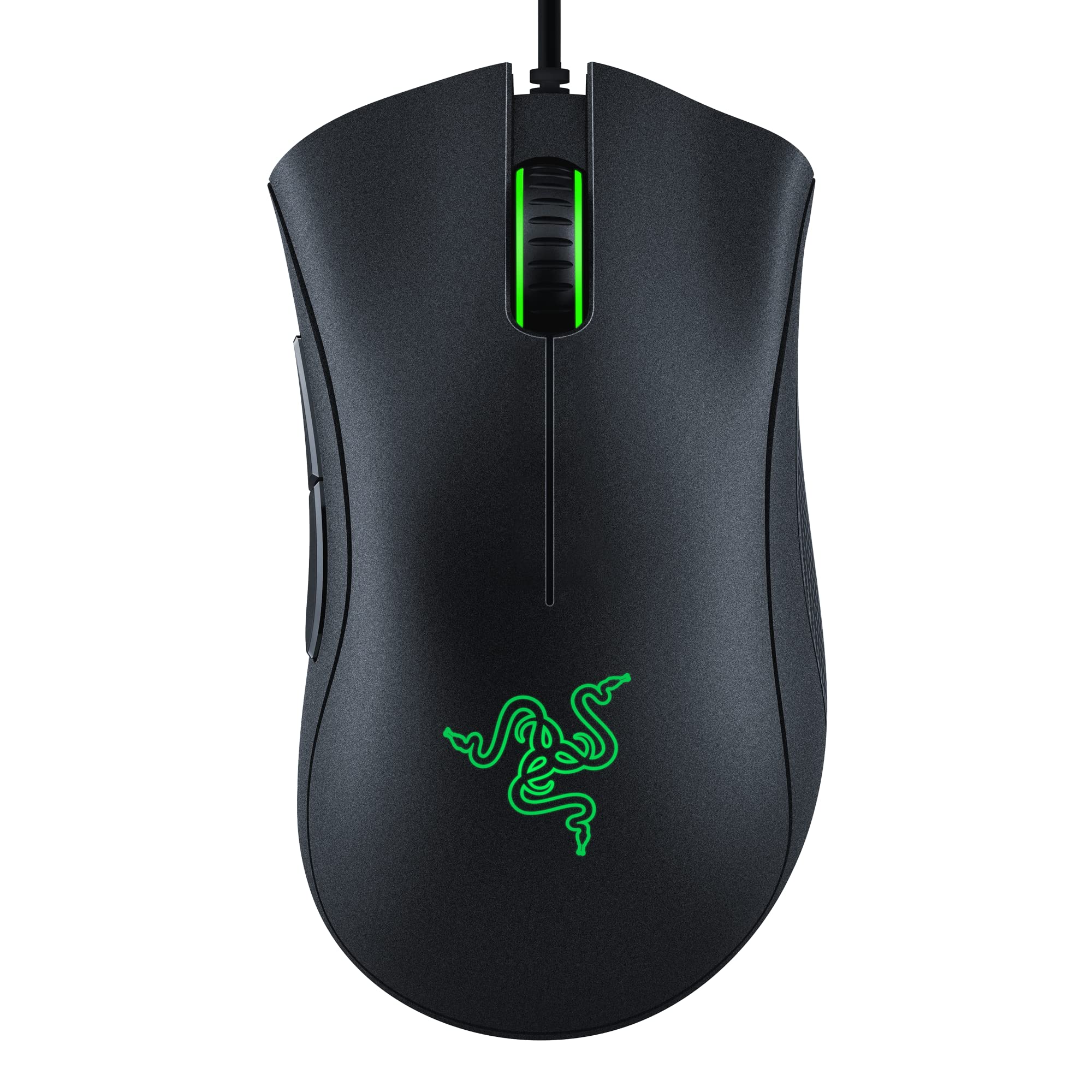 Razer DeathAdder Essential Gaming-Maus, optischer Sensor, 6400 DPI, 5 programmierbare Tasten, mechanische Schalter, gummierte Seitengriffe, klassisches Schwarz