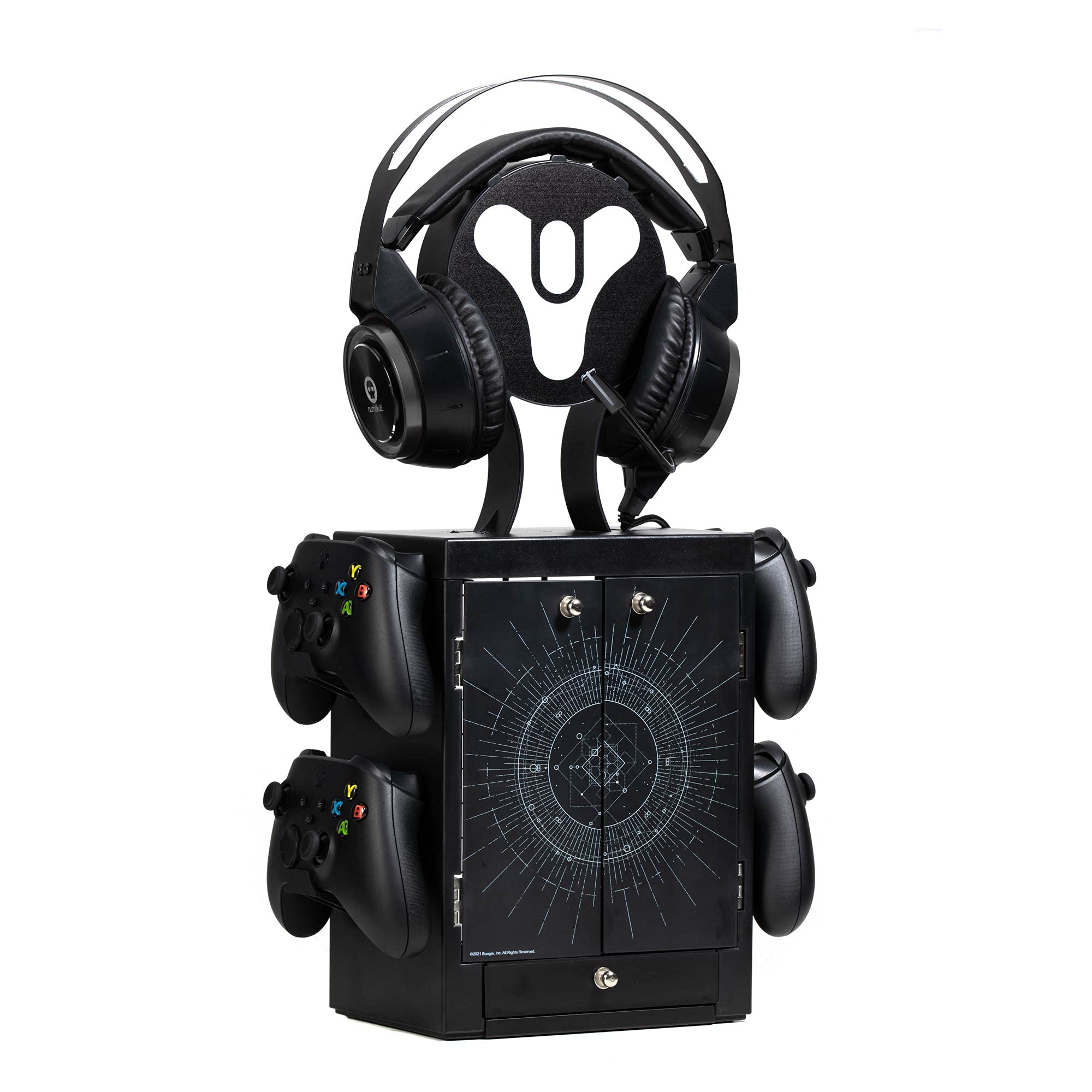Numskull NS2777 Destiny Gaming Locker, Controller Halter, Headset Ständer für PS5, Xbox Series X S, Nintendo Switch-Offizielles Merchandise