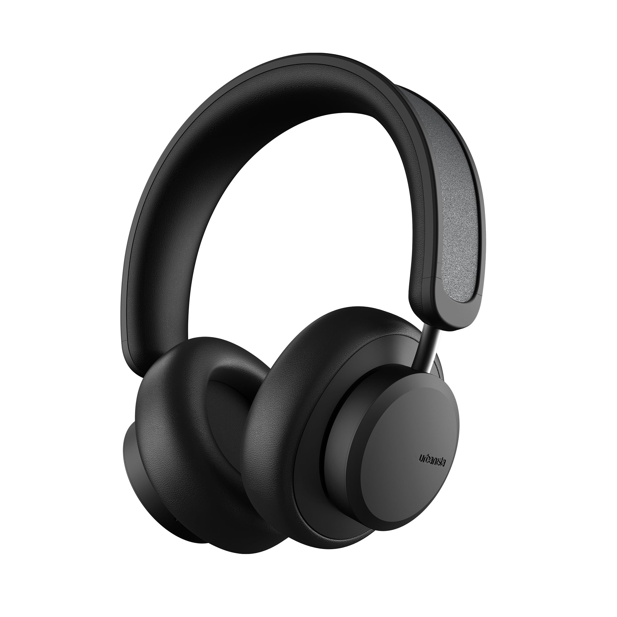 Urbanista Los Angeles Solar Over Ear Kopfhörer Bluetooth 5.0 mit Active Noise Cancelling, Kopfhörer kabellos, grenzenlose Spielzeit, ANC True Wireless Headphones mit Mikrofon, Mitternachtsschwarz
