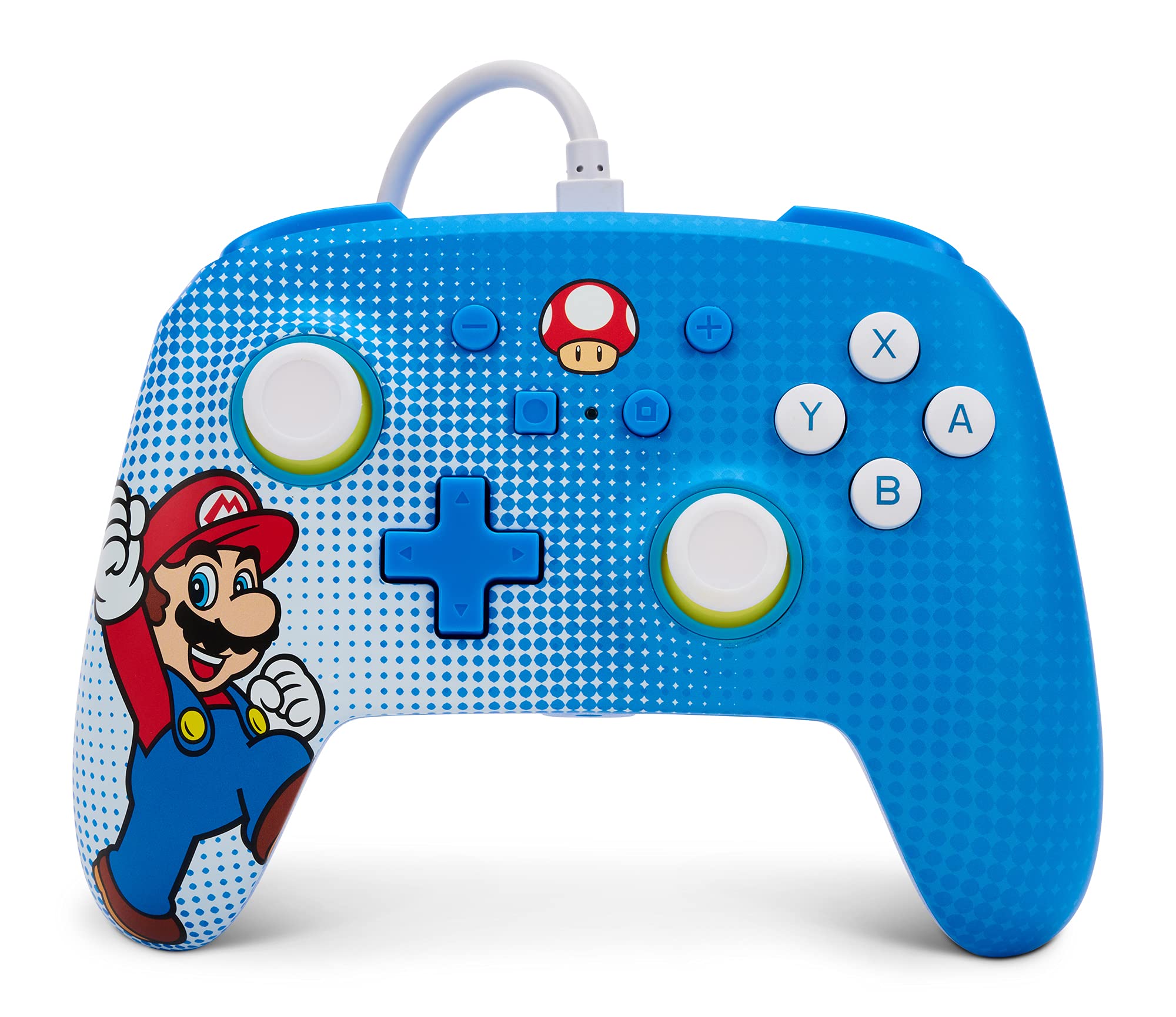 Verbesserter kabelgebundener Controller PowerA für Nintendo Switch - Mario Pop Art