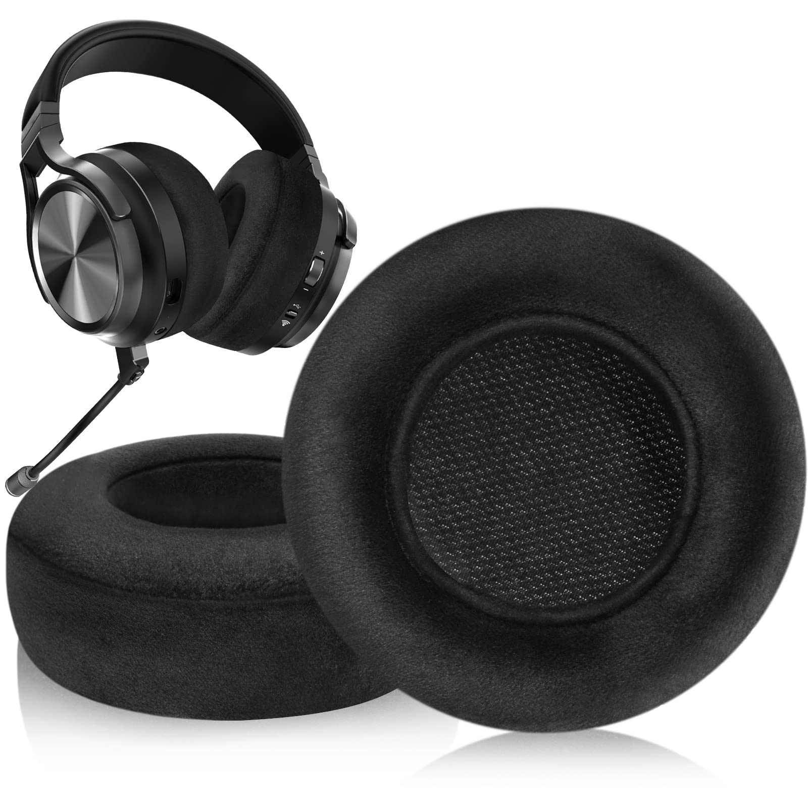 Corsair RGB Wireless ohrmuscheln Ohrpolster für Corsair Virtuoso RGB Wireless SE Gaming Headset (Vlies)