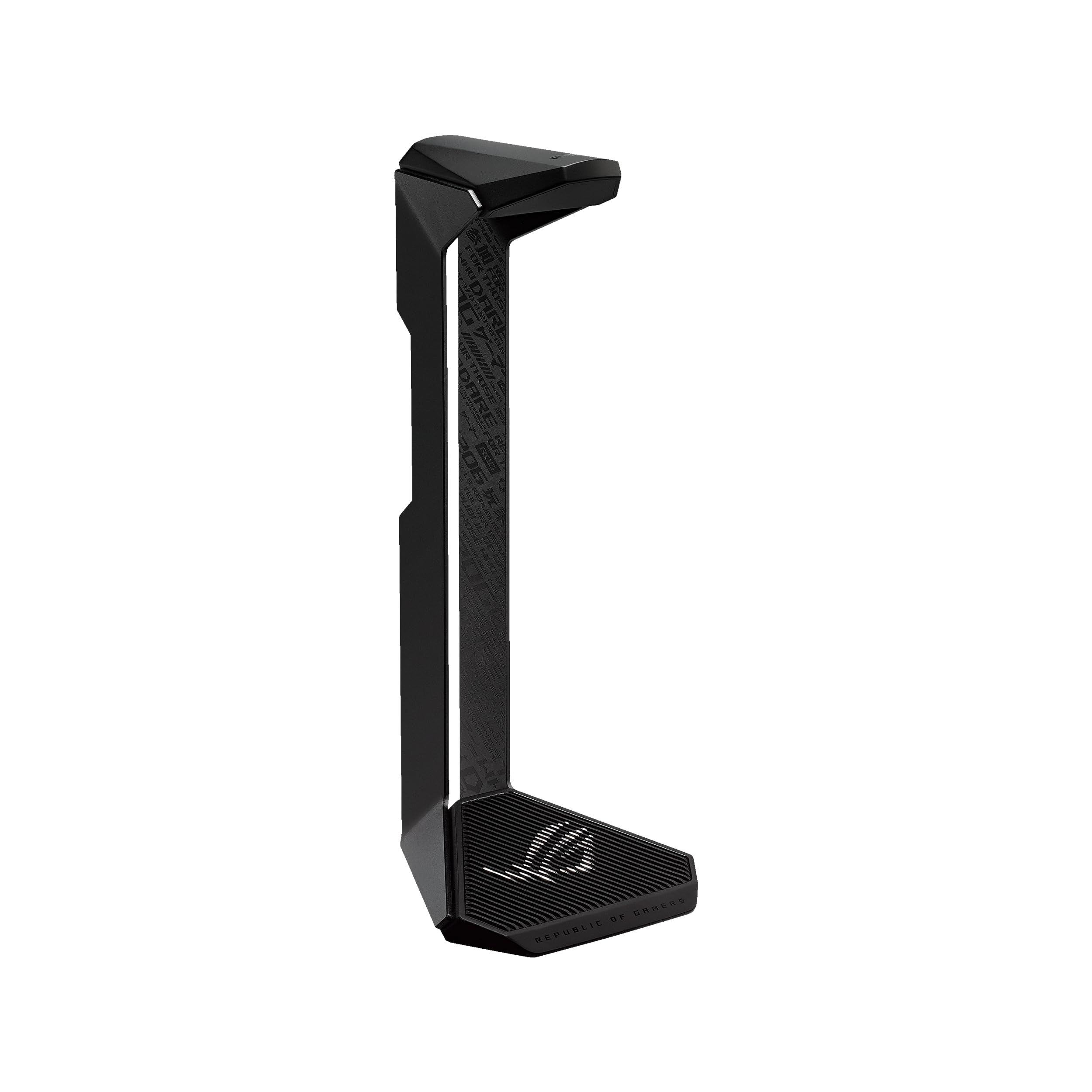 ASUS ROG Throne II Core Gaming-Headset-Ständer (Rahmen aus Aluminiumlegierung, Rutschfester Standfuß, ROG-Muster, silbernes ROG-Logo, schwarz)