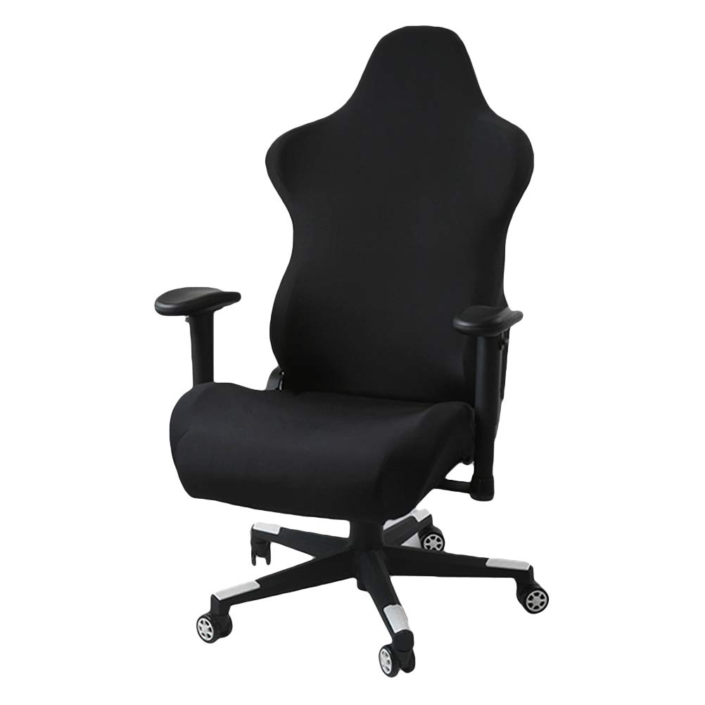 Stretch-Drehstuhl Gaming-Stuhl, ergonomisch, Computerspielstuhl, Sitzbezug, abnehmbar, waschbar, Armlehnenbezug, passend Bürostuhl, Drehstuhl