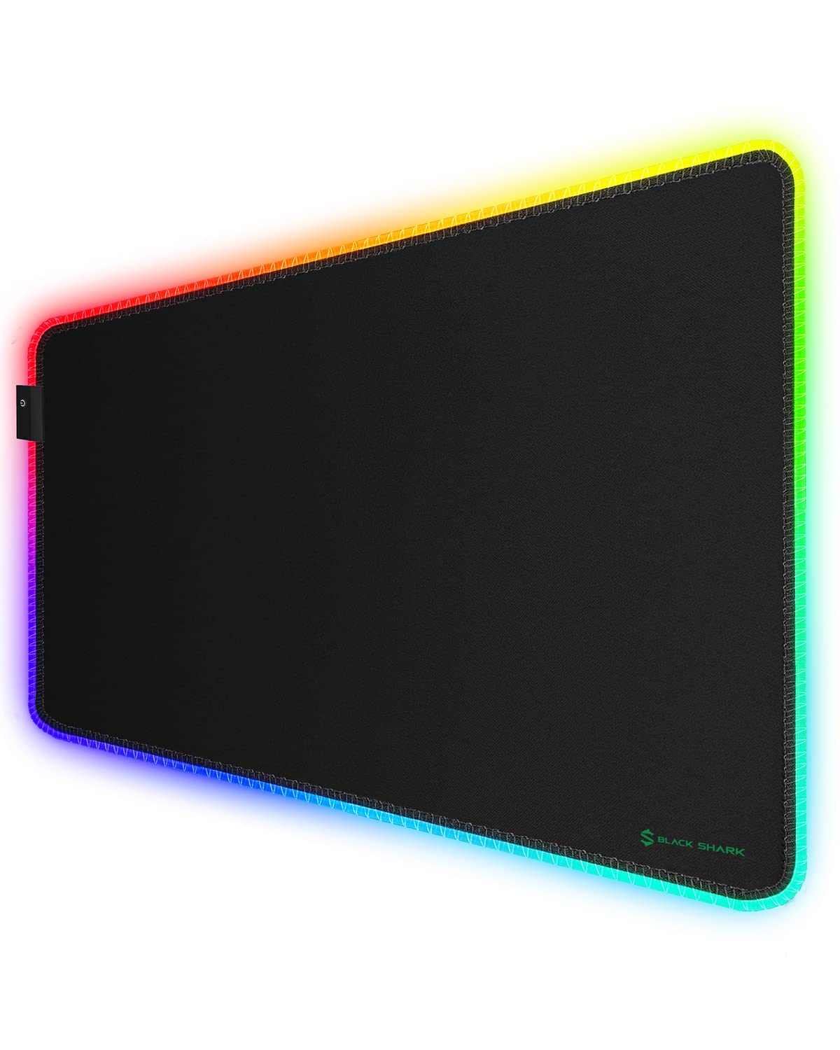 Black Shark Gaming Mauspad XXL 900x400 mm - 11 Beleuchtungs-Modi Led - Mikrofaser Oberfläche Schreibtischunterlage - Rutschfester Gummiunterseite Mousepad - Deko Mouse Pad Manta P7