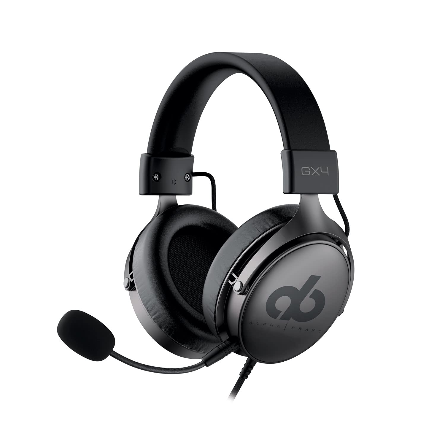 Alpha Bravo by Veho GX-4 Pro Gaming Headset für PS4/PS5/Xbox/PC | kabelgebunden | 7.1 Surround Sound | Professionelles Mikrofon mit Geräuschunterdrückung | VAB-004-GX4