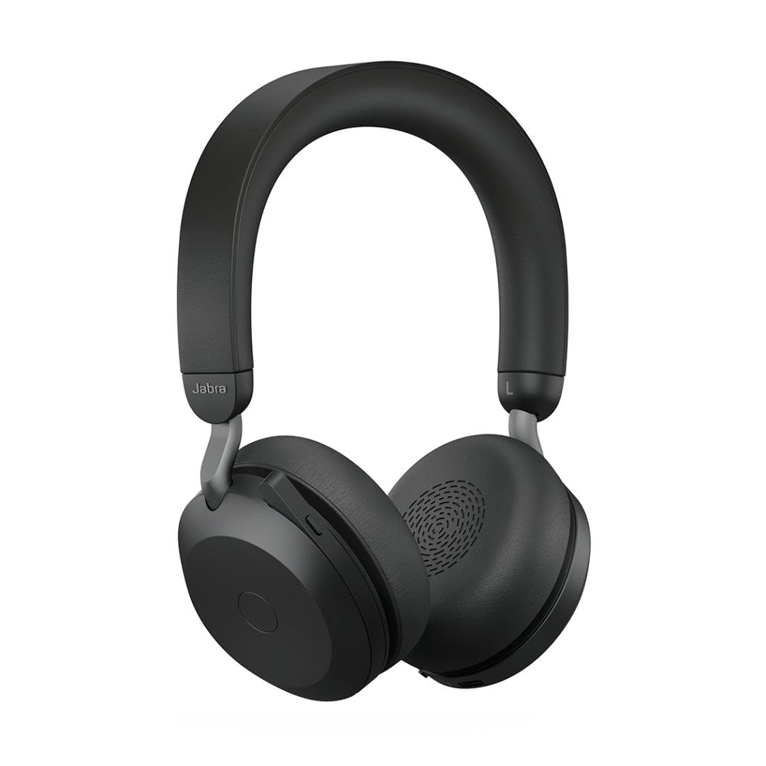 Jabra Evolve2 75 Wireless PC Headset mit 8-Mikrofon-Technologie - Dual-Foam-Stereo-Kopfhörer mit moderner aktiver Geräuschunterdrückung, USB-A Bluetooth-Adapter und UC-Kompatibilität - Schwarz
