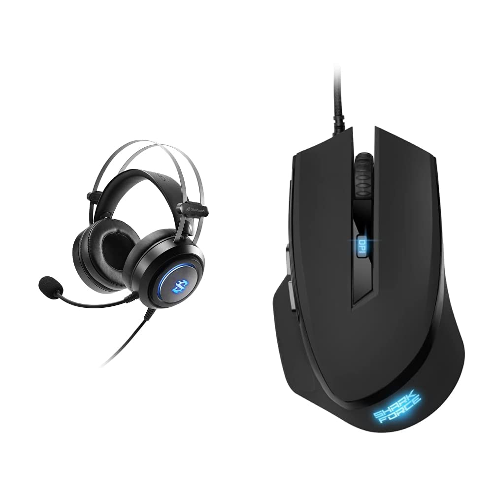 Sharkoon Skiller SGH30 Gaming Headset & Shark Force II schwarz