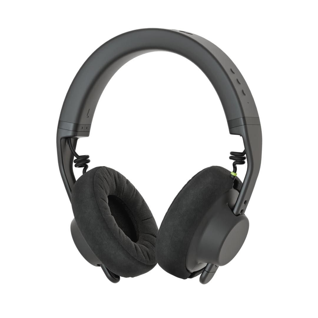 AIAIAI TMA-2 Studio Wireless+ – Professionelle Over-Ear-Studio-Kopfhörer mit verlustfreier Funkübertragung, ultraniedriger Latenz, Bluetooth, Memory-Foam-Polstern & abnehmbarem Spiralkabel