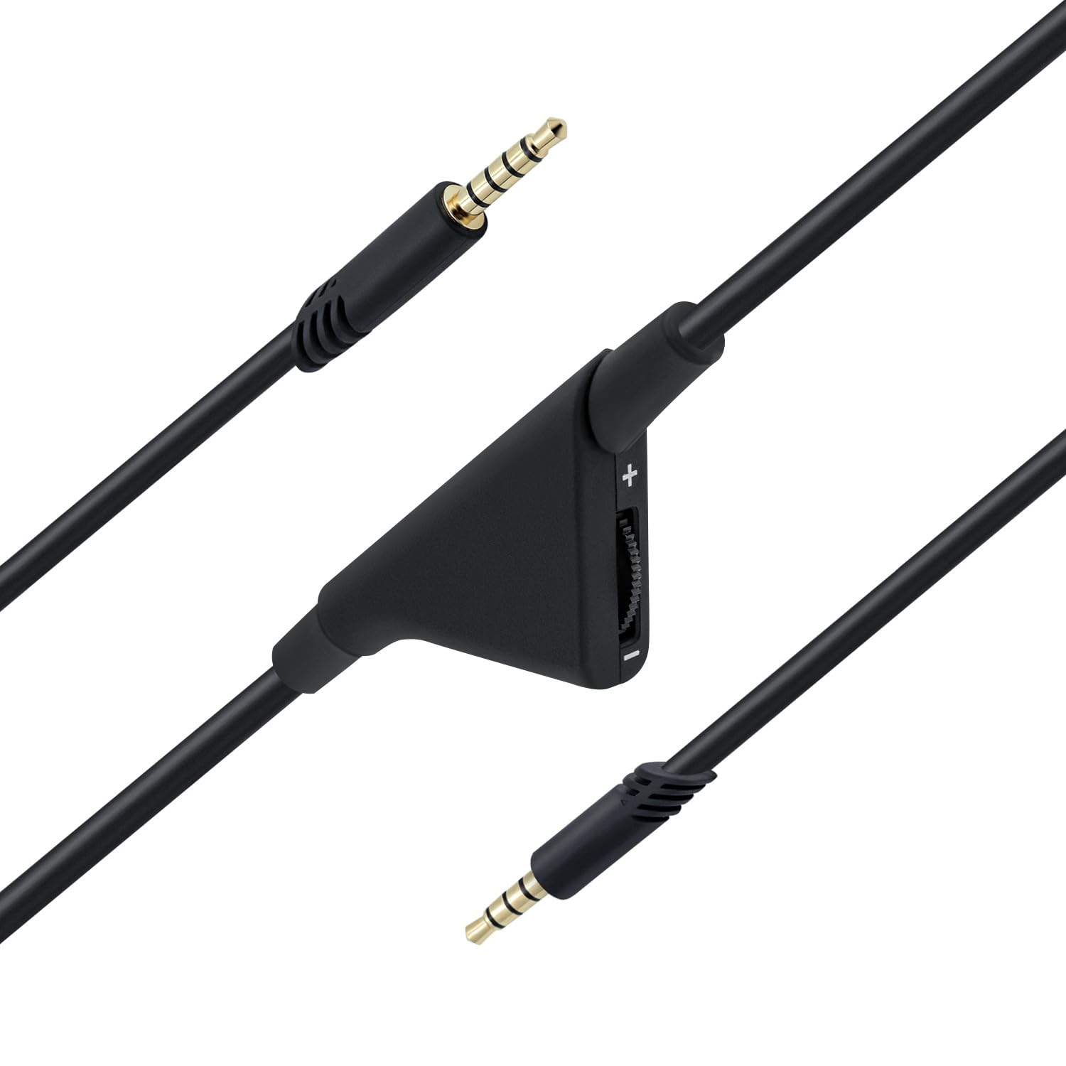 A10 A40 Ersatzkabel 2m, Ersatz-Audio-Aux-Kabel mit Lautstärkeregler für Astro A10/A30/A40 Headset PS5/PS4/Xbox One/Serie S/X/PC/Smartphone über eine 3,5-mm-Buchse