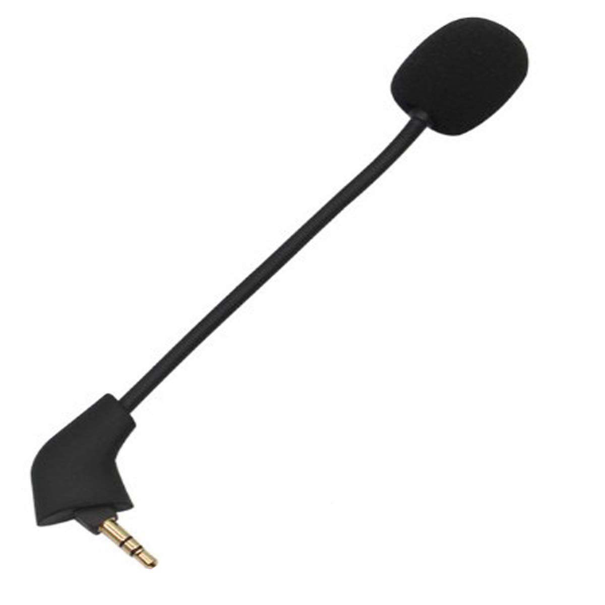 Mikrofon für Kingston HyperX Cloud, Cloud X Cloud Core,Pre-2021 1st Version Cloud II 2 Verkabelt Gaming Headsets mit Geräuschunterdrückung, 3,5mm Mini Ersatzmikrofon 15cm(Square Shape Jack)