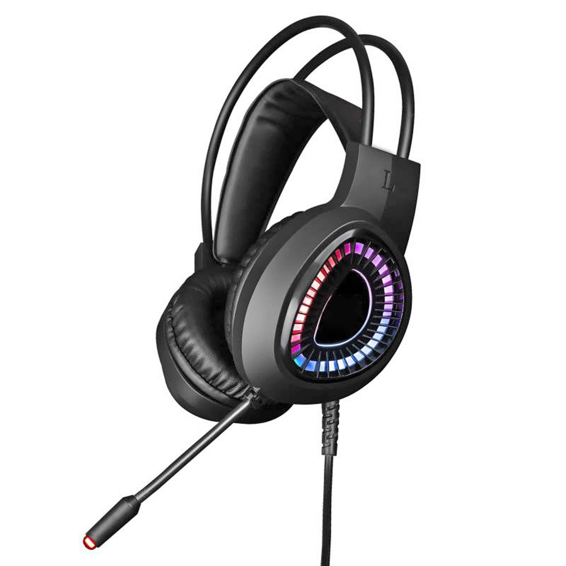 Varr Gaming RGB Headset HI-FI Stereo MIKROFON VH8010 USB 7.1 SCHWARZ
