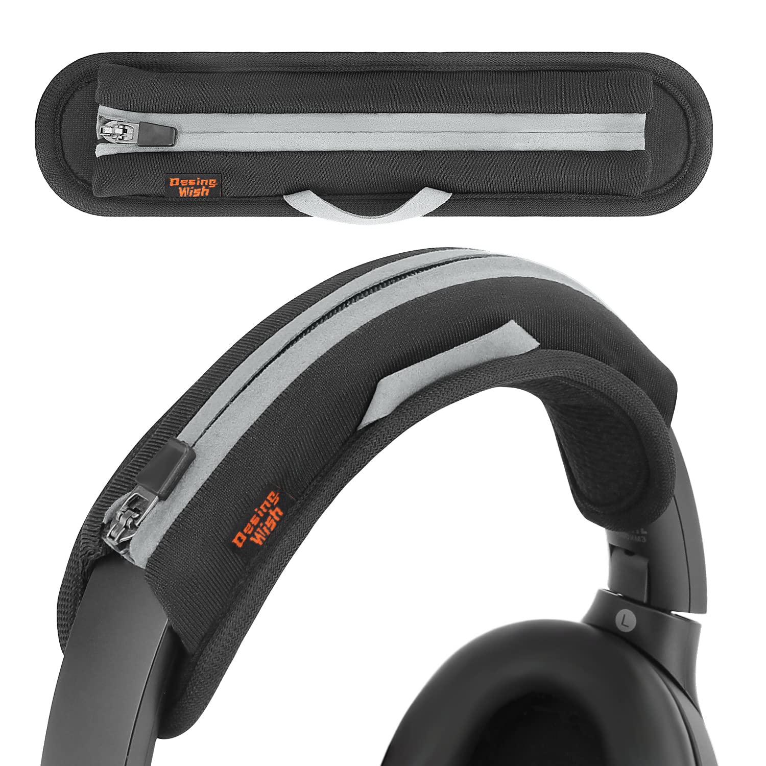 Universal Ersatz Kopfhörer Kopfband Schutz Kopfband Polster Kopfband Abdeckung Kompatibel mit Sony Bose JBL Kopfbandschutz Kopfhörer für Stereo Headset mit Geräuschunterdrückung