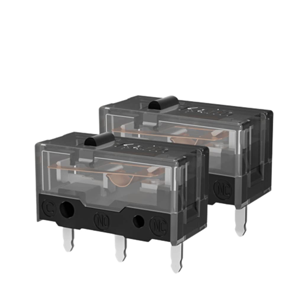 4 Stück Neu für Kailh GM 8.0 Maus Mikroschalter, 3 Pin Links/Rechts Taste für 80M Life Gaming Maus