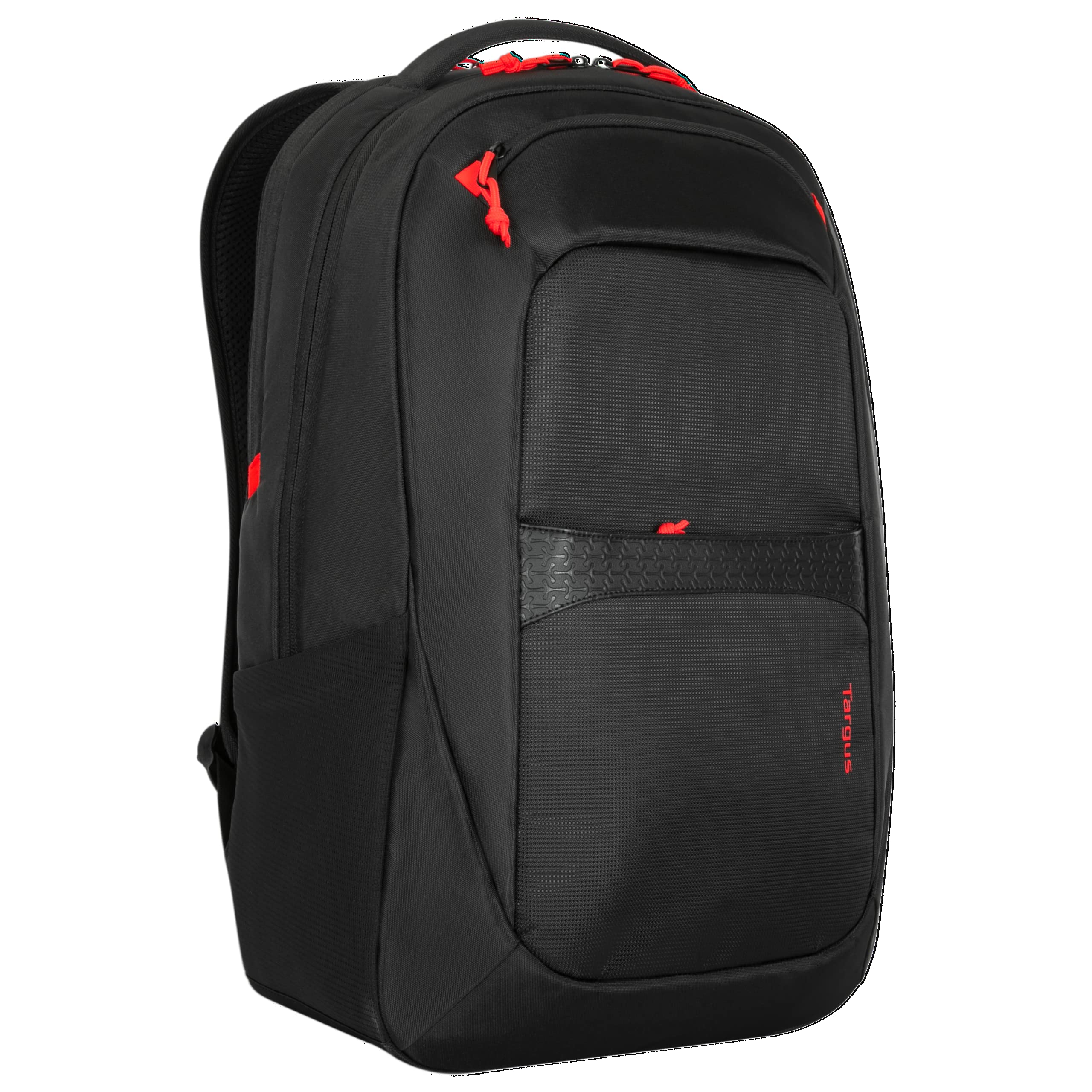 TARGUS TBB639GL 17,3" Strike II Gaming-Rucksack - Schwarz Geräumiges 27-Liter-Fassungsvermögen Übergroßes Innenfach für Gaming-Zubehör mit Headset-Schlaufe