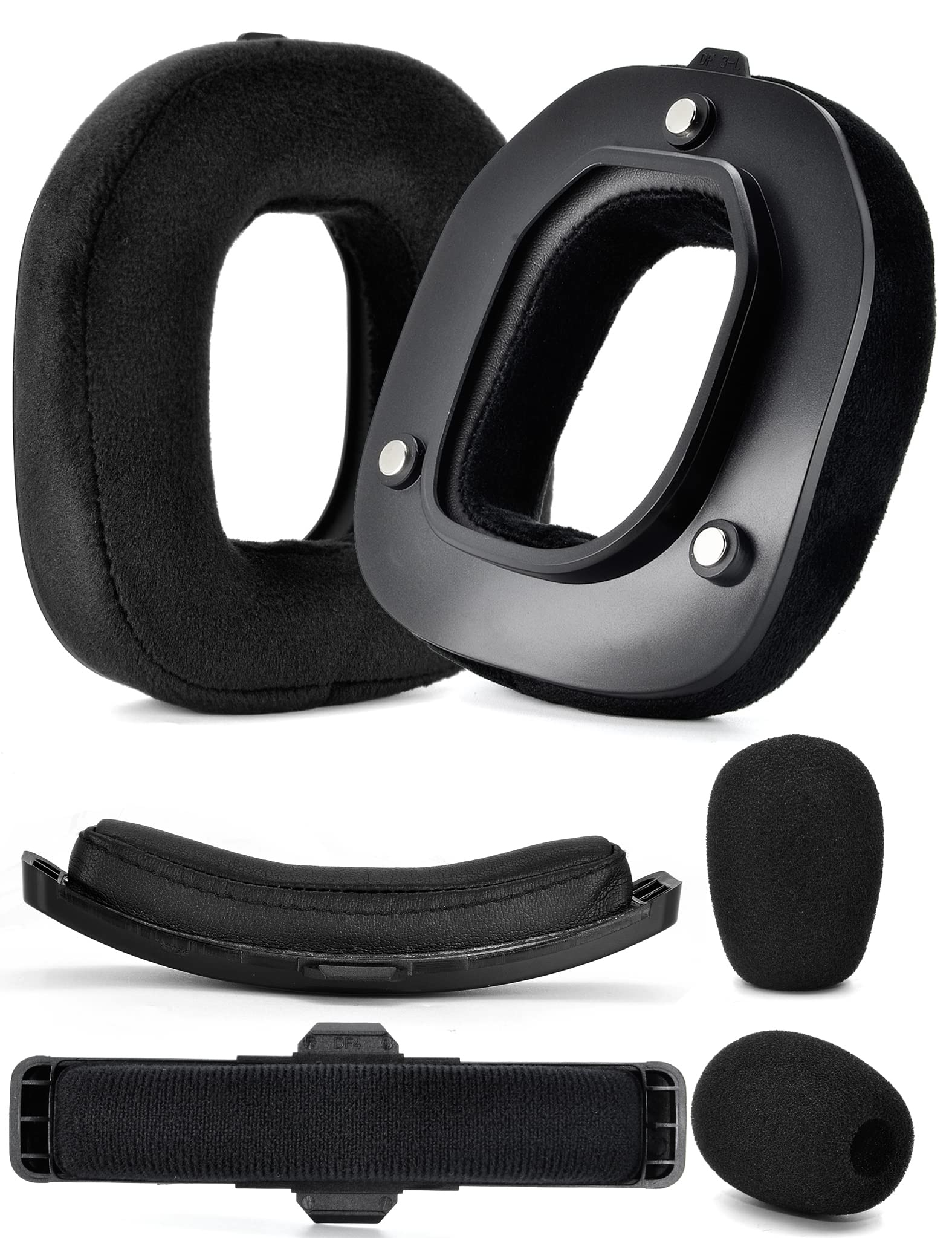 A50 Gen 4 Mod Kit – defean Ersatz-Ohrpolster und Kopfbügel, kompatibel mit Astro-A50 Gen 4 Headset, Ohrpolster, hochdichter Geräuschunterdrückungsschaum, zusätzliche Dicke