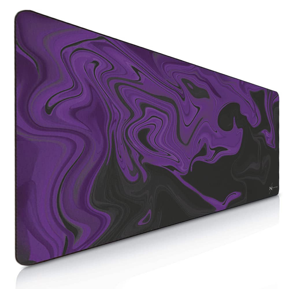 Nyfter - XXXL Liquid Gaming Mousepad 1200x600x3mm 3XL mauspad Gaming Premium Tischunterlage Large Size Wasserabweisend für Pro-Gamer