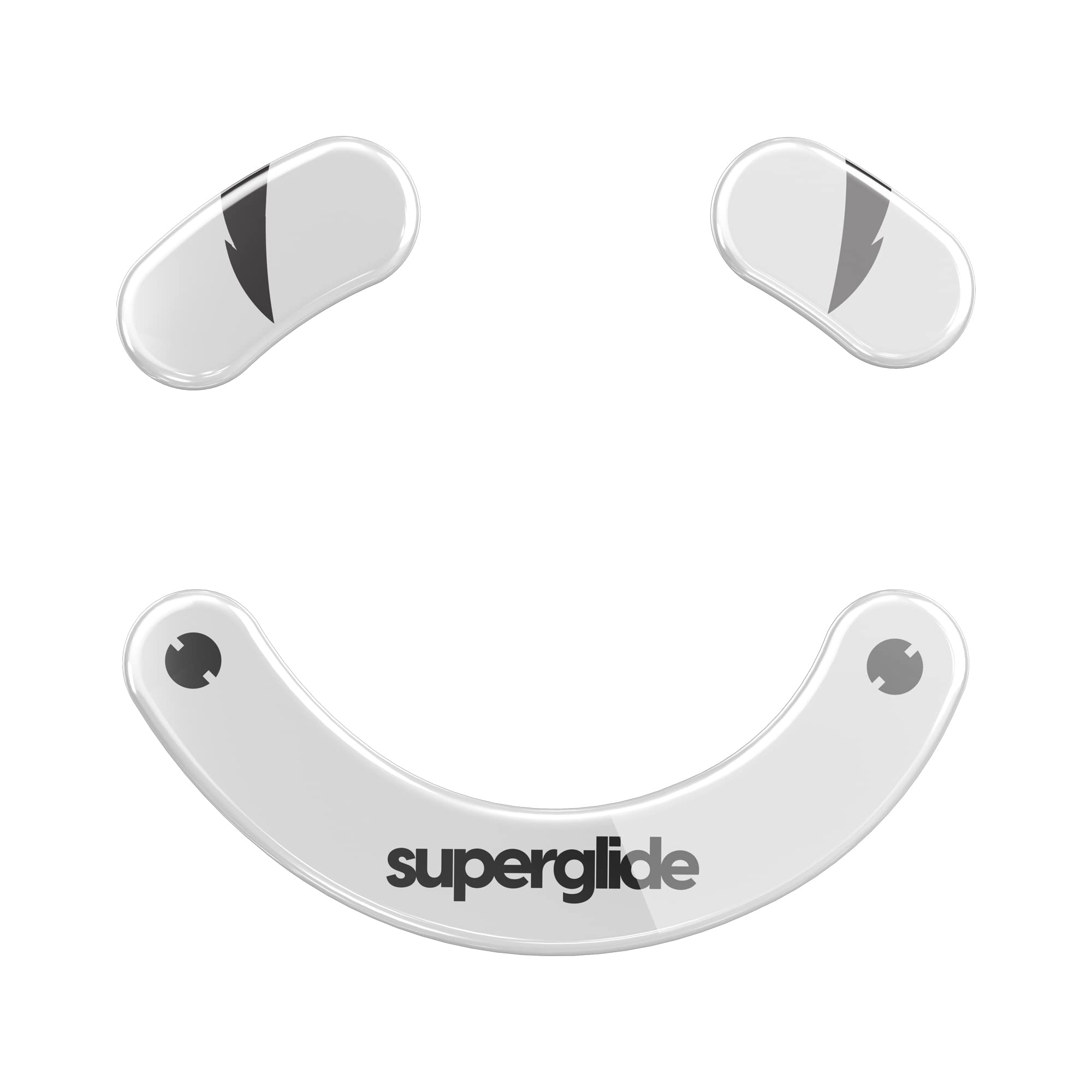 Superglide – schnellste und glatteste Mausfüße/Schlittschuhe aus ultrastarkem, makellosem Glas, superschnelle, Glatte und langlebige Sohle