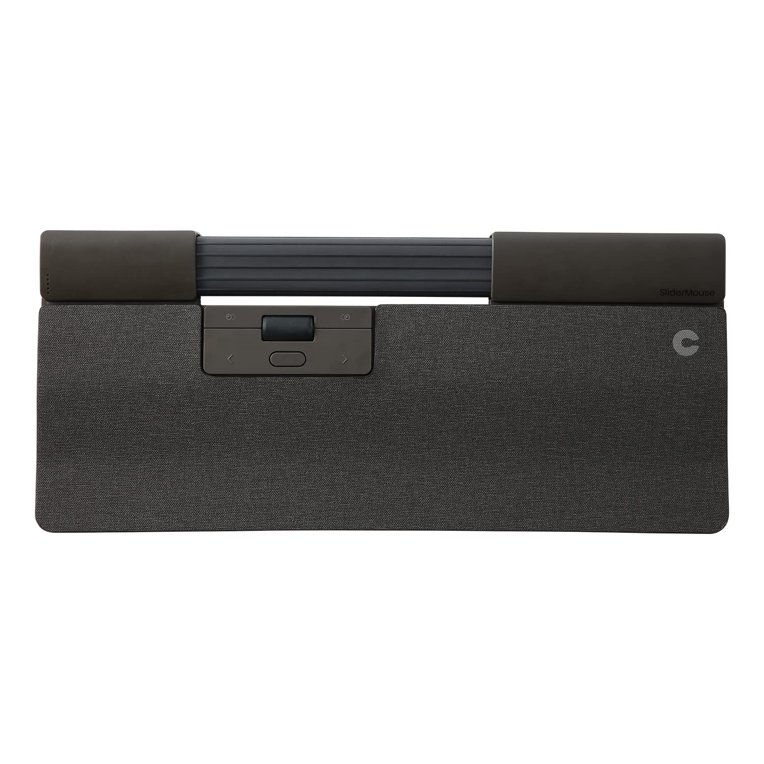 Contour SliderMouse Pro | Kabellose PC Maus | Regulärer Handballenauflage | Ergonomische Bluetooth Maus | Schmerzlinderung | 6 programmierbare Tasten | 2800 DPI | Für Windows & macOS | Dunkelgrau