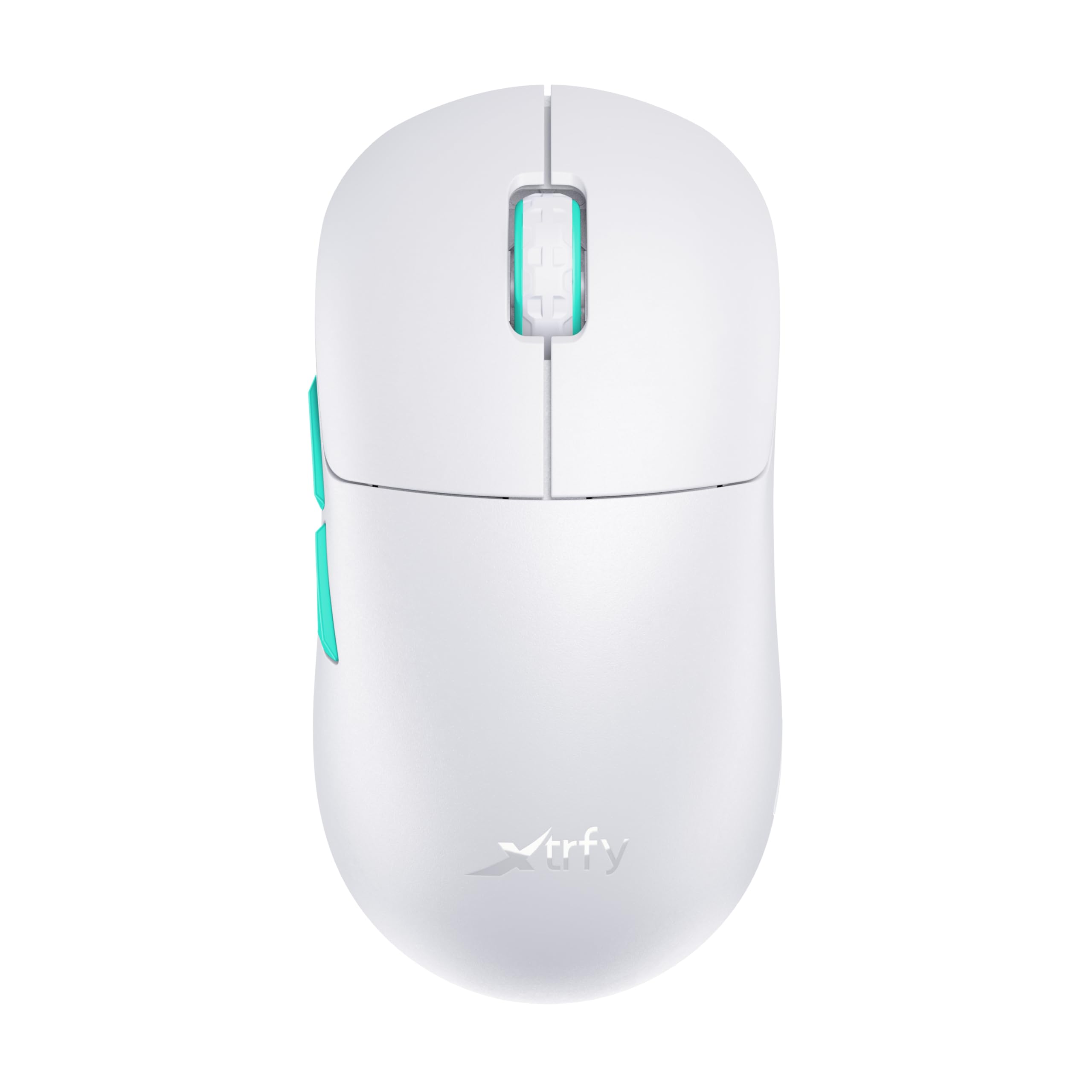 Xtrfy M8 Wireless, Kabellose Ultraleichte Gaming-Maus, Optimiert für esports, 2,4 GHz Funk, Extrem Niedrige Front für Präzision, Wiederaufladbar, Weiß