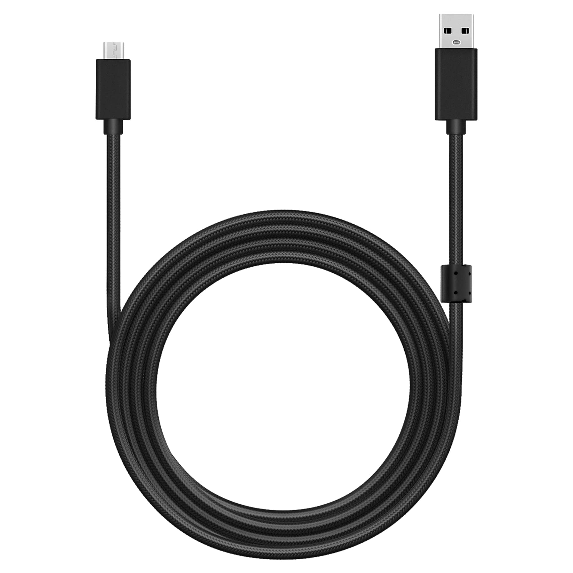 Mcbazel Logitech G633/G633s Headset Ersatz Micro-USB Audiokabel Micro-USB zu USB Ladekabel Unterstützung G533/G635/G933/G933S/G935 Gaming Headset/PS4 Controller, 2M