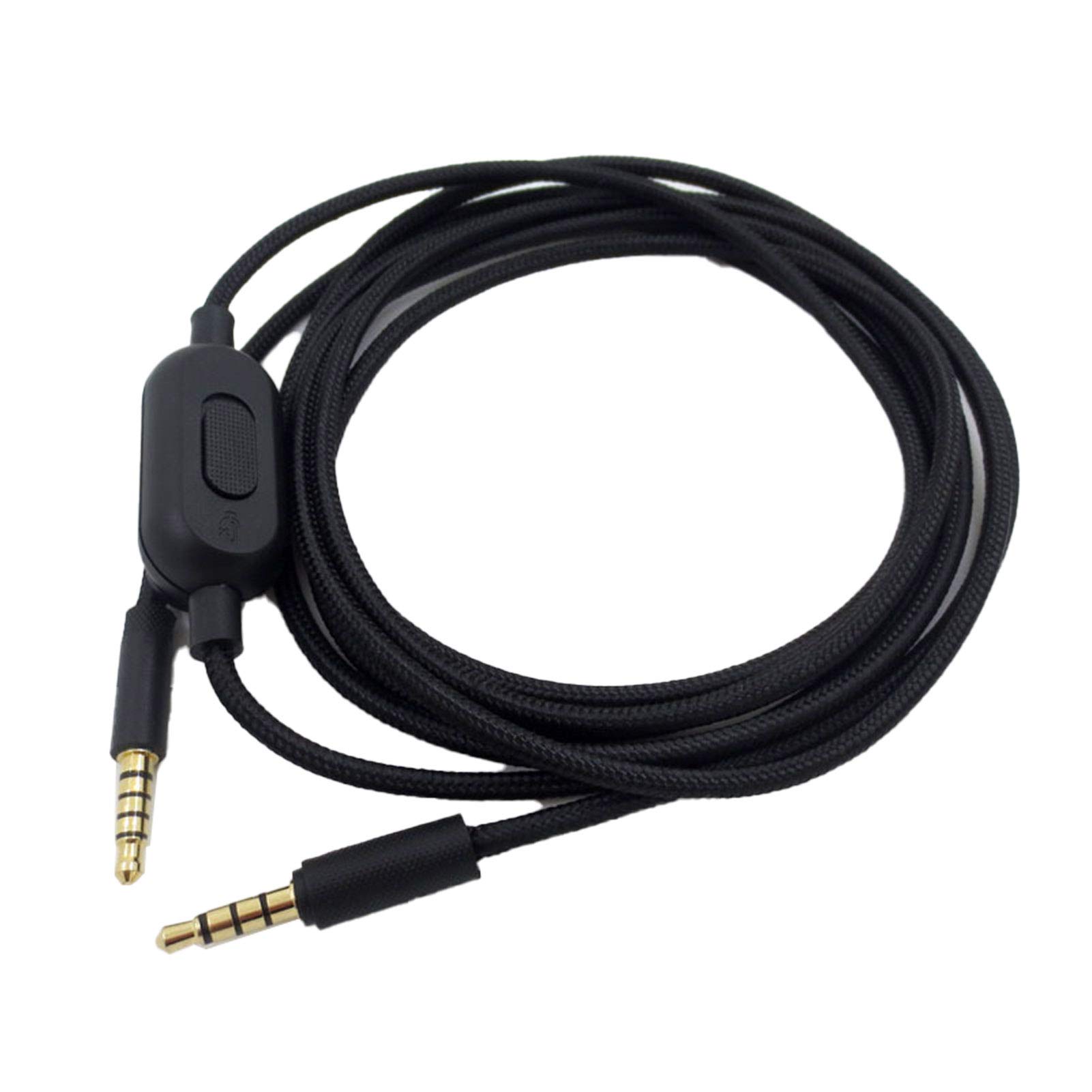 Headset Kabel Ersatz für, 3,5 mm Kopfhörer Audiokabel Gaming Headset Lautstärkeregelung Kabel Kopfhörer Ersatzkabel Klinkenkabel, für G433 G233 G Pro G Pro X