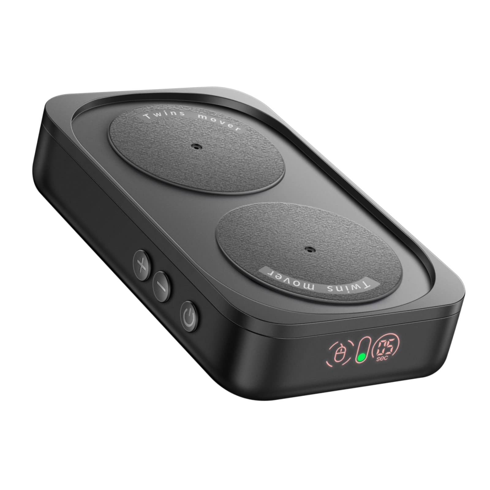 Mouse Jiggler,Mausbeweger, USB mechanischer Mausschüttler mit Intervall-Timer, Keine Notwendigkeit, den optischen Sensor auszurichten, leises Vibrieren hält PC aktiv,Schwarz