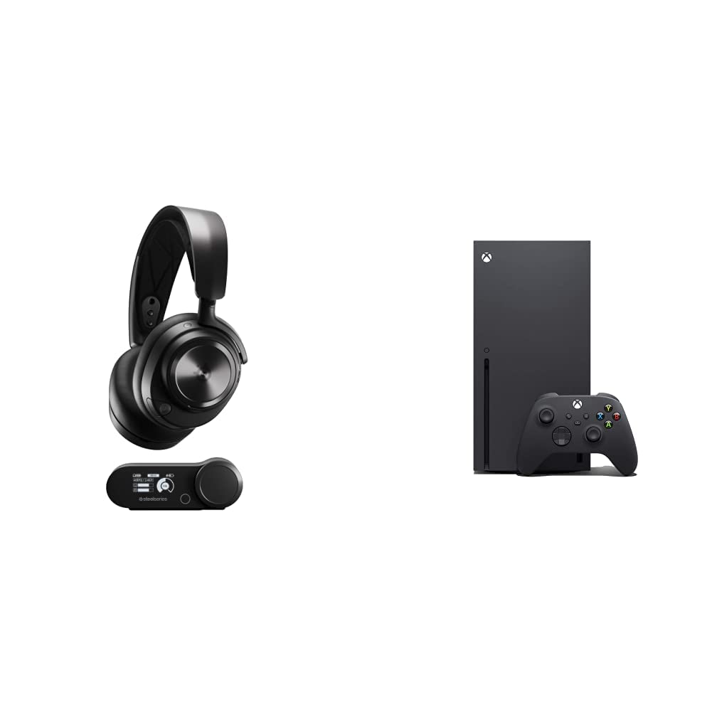 SteelSeries Arctis Nova Pro Wireless Xbox - Multi-System Gaming-Headset – Hi-Fi-Treiber – Active Noise Cancellation – Infinity Power System – Xbox, PC, PS5, PS4, Switch, Smartphone + Xbox Series X