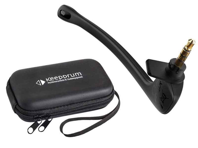 Rode NTH-MIC Headset-Mikrofon für NTH-100 Kopfhörer + keepdrum Soft-Case
