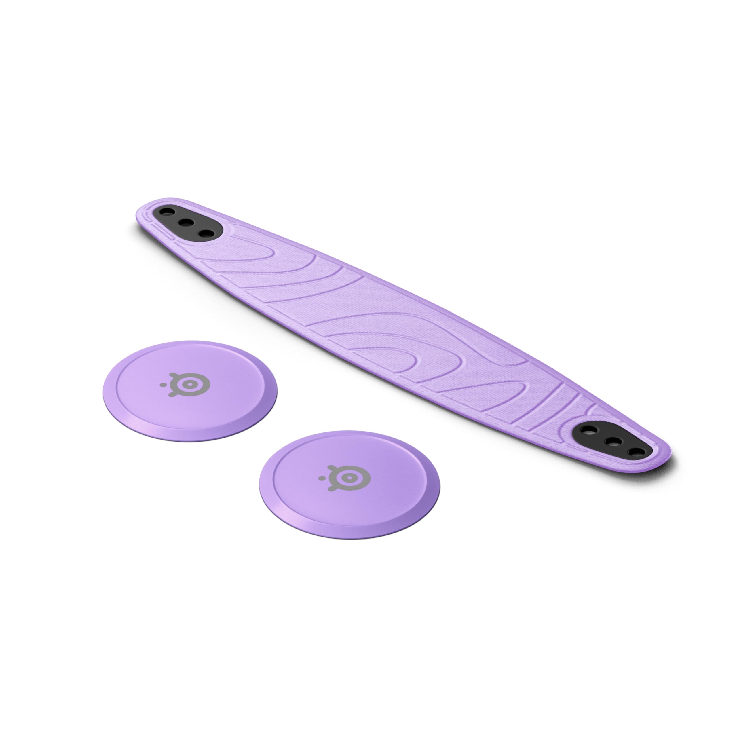 SteelSeries Arctis Nova Booster Pack Lilac - Gaming Headset Zubehör - Zweifarbiger Nylon-Kopfband - Individuell anpassbar mit einzigartigen metallischen Lautsprecherplatten - Limitiertes Sammlerstück