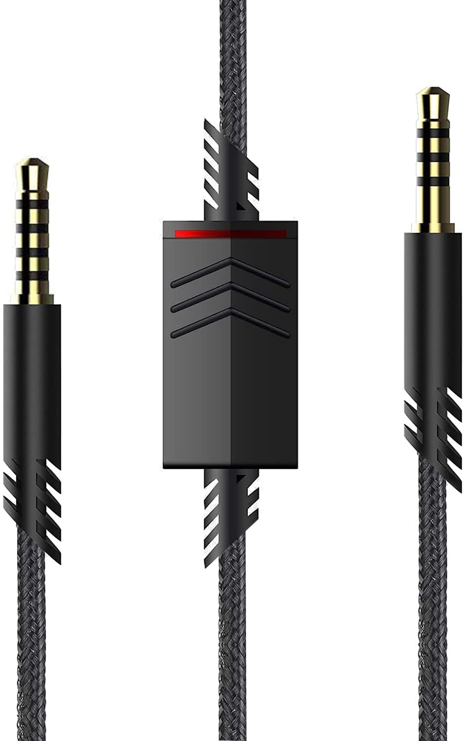 LecLooc Ersatz-A40-Kabel, kompatibel mit Astro A40 Headset, A40 Inline-Mute-Audiokabel für Astro A10/A40/A40TR Gaming-Headset, passend für PS5, PS4, Xbox Controller 1,8 m