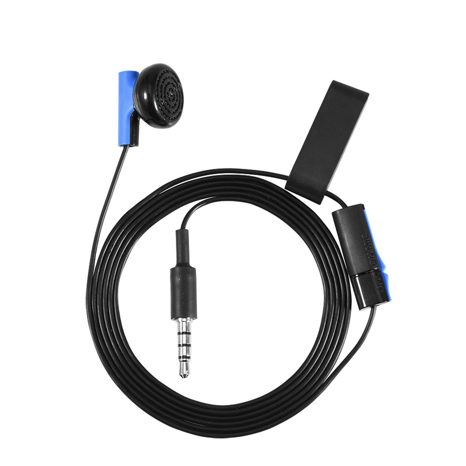 Headset -Mikrofon Schwarz ABS 3,5-mm-Gaming-Kopfhörer-Kopfhörer-Headset mit Mikrofon für 4 -Controller