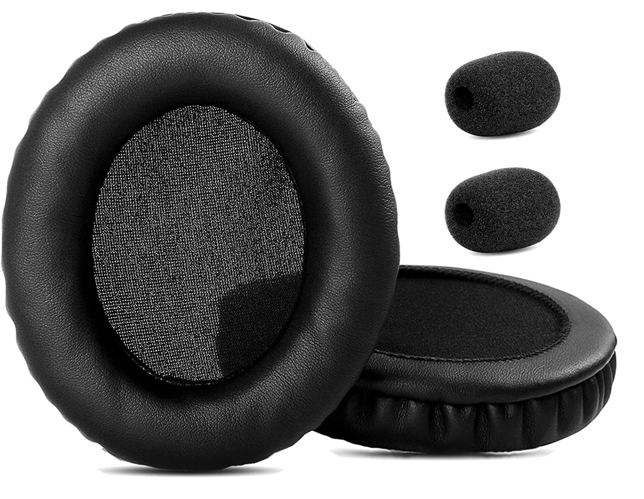 Prime Ersatz Ohrpolster Kissen Kompatibel mit Roccat ElO 7.1 AIR Headset/ELO 7.1 USB Headset/ELO X Stereo Gaming Headset Ohrpolster mit weicherem Proteinleder/Memory-Schaum