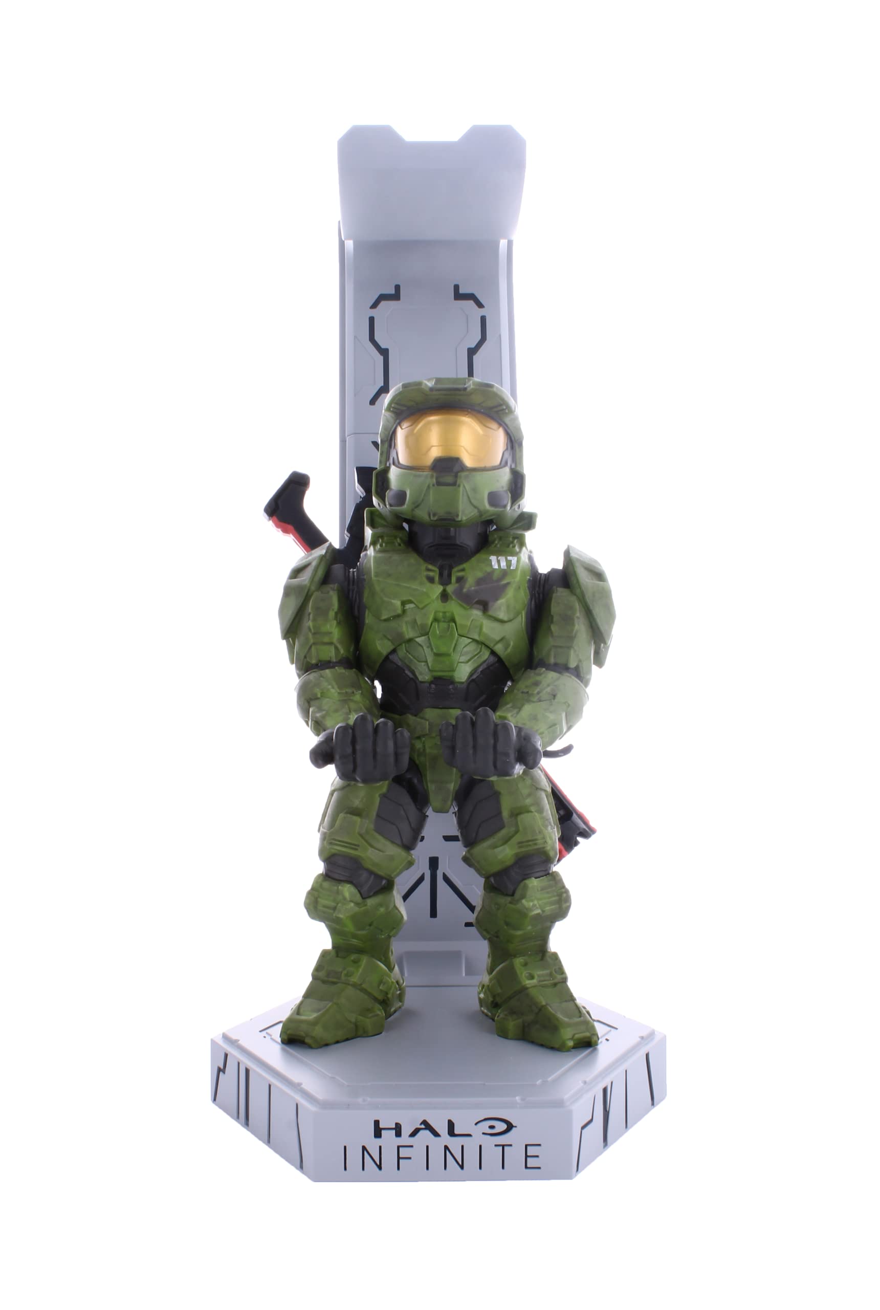 Cableguys Deluxe Halo Infinite Master Chief Controller-Halter, Kopfhörer- & Handyhalter - Leuchtendes Gaming-Accessoire für Zimmer und Setup, Headset-Ständer für Xbox- und PlayStation-Controller