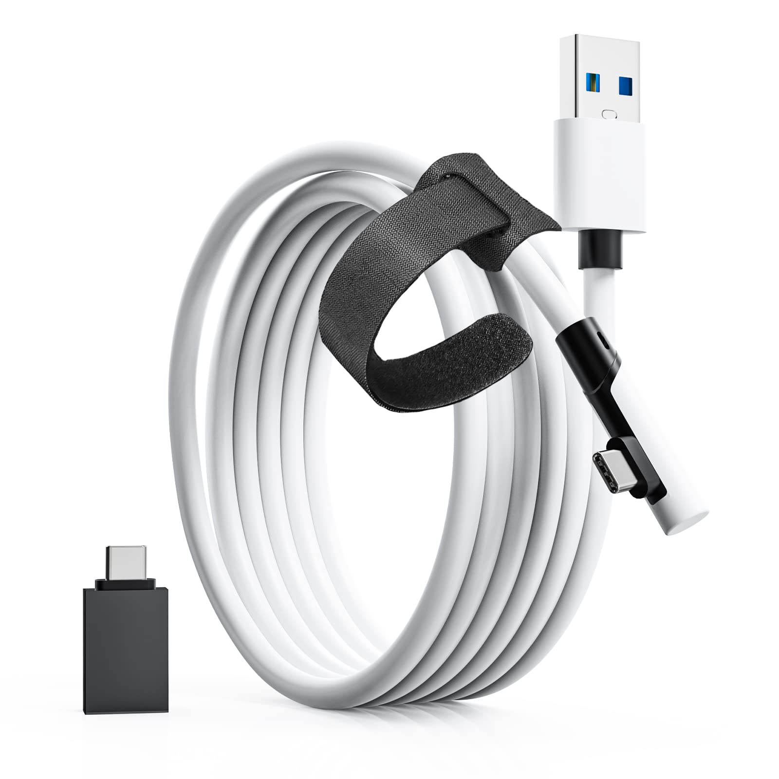 Link Kabel 3M Kompatibel mit Meta Quest 3/Quest 2/Pro, PICO4/Pro, High Speed PC Datenübertragung mit 5Gbps, USB3.2 gen1 zu USB C Kabel Zubehör für VR Headset und Gaming PC