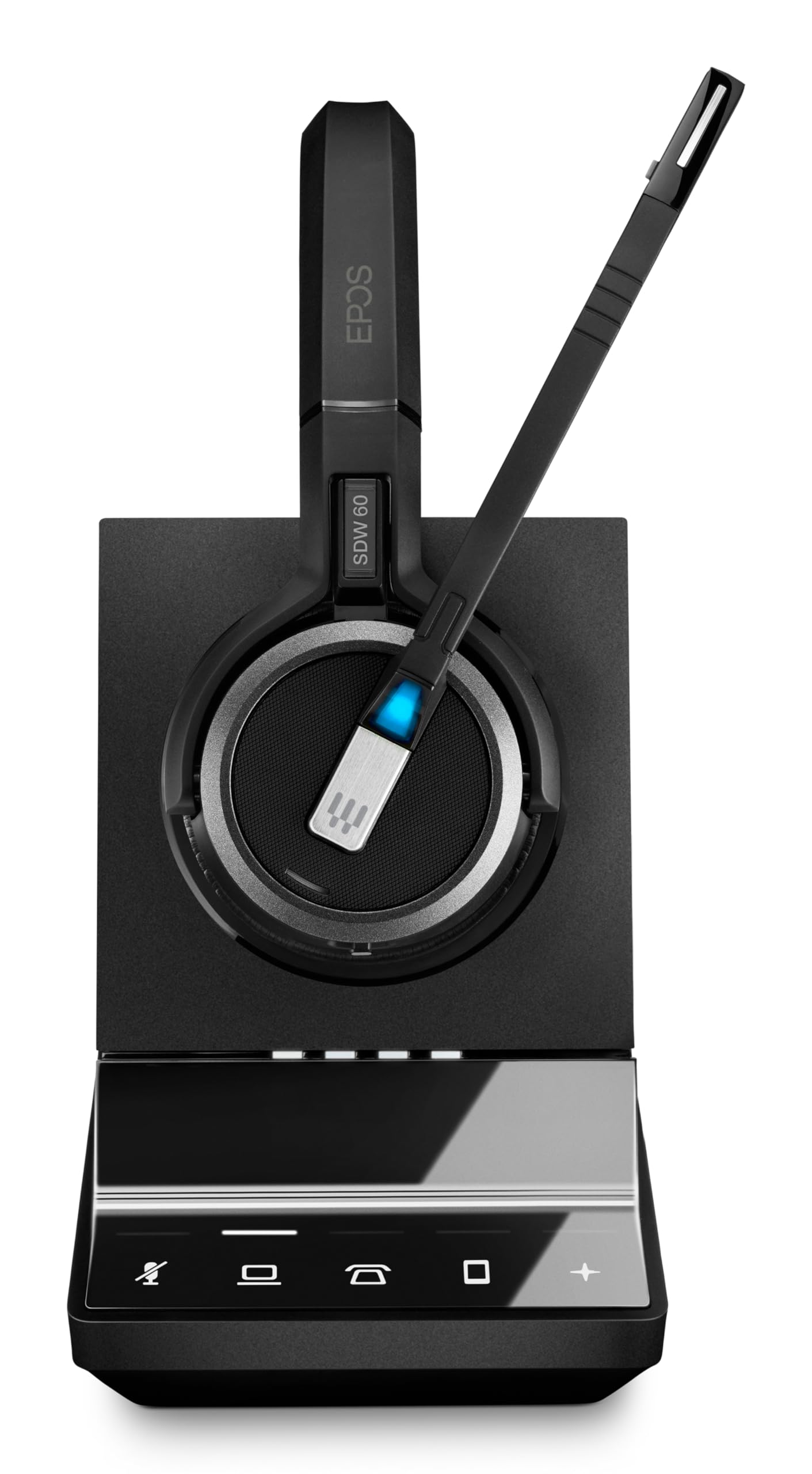 EPOS Impact SDW 5066 EU/UK/AUS - Premium Kabelloses DECT-Headset mit Doppelseitigem Design für Erhöhte Konzentration und Überlegenen Klang im Professionellen Einsatz