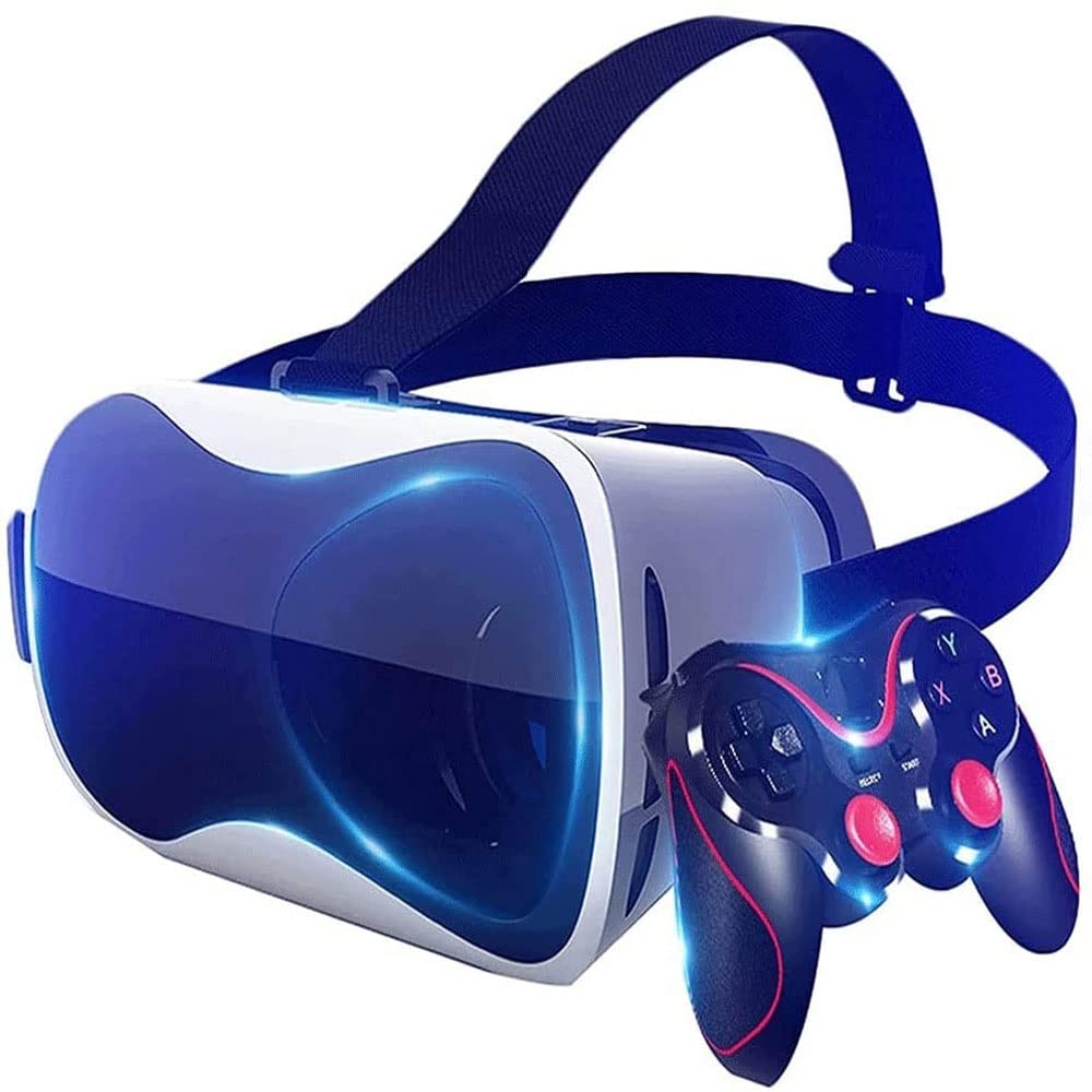 360 ° Video, immersive VR World Virtual Reality Headset 3D Brille für VR Gaming Virtual Reality Headset Comfortable Virtual Reality Goggles Adjustable VR Brille