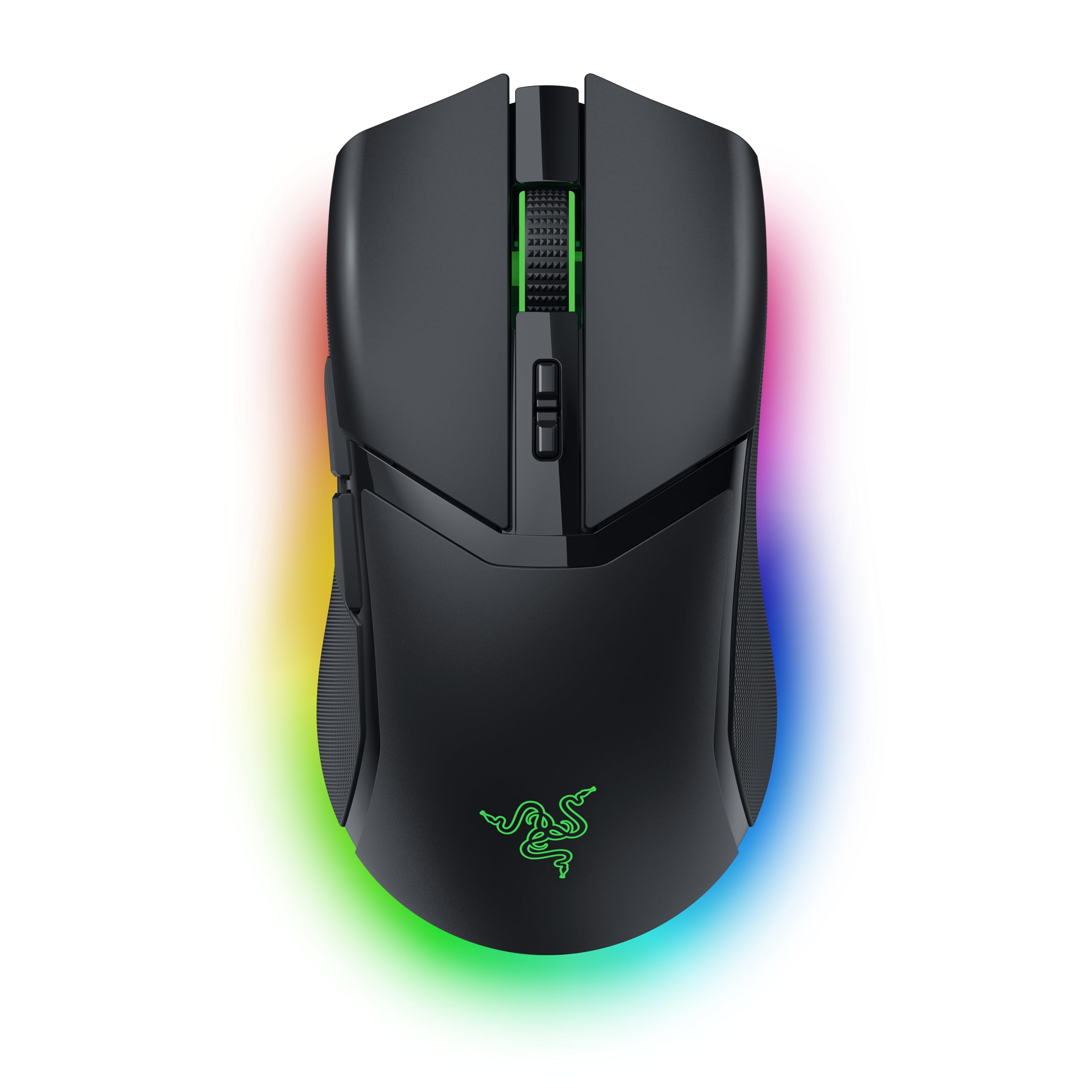 Razer Cobra Pro - Individuell anpassbare kabellose Gaming-Maus Chroma RGB (10 Anpassbare Tasten, Chroma-Beleuchtung mit 11 Zonen, Optischer Focus Pro Sensor mit 30K) Schwarz