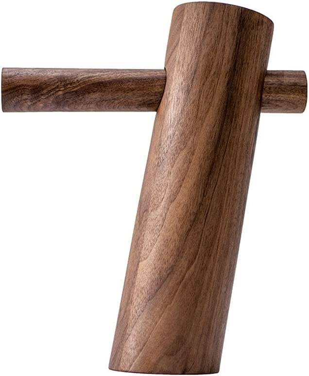 Neuer Kopfhörerständer, universeller Kopfhörerständer, Kopfhöreraufhänger, Desktop, runder Holz-Headset-Ständer, Spieltisch-Zubehör, Multifunktions-Kopfhörer-Rack-Display-Ständer (Walnuss/Buche) Gamin