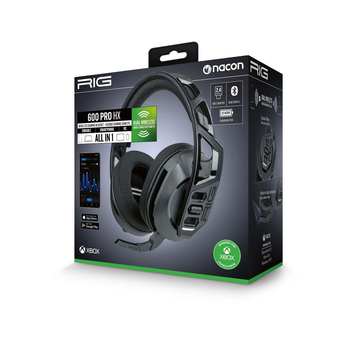 NACON RIG600PROHX Wireless RF + Cuffie Bluetooth