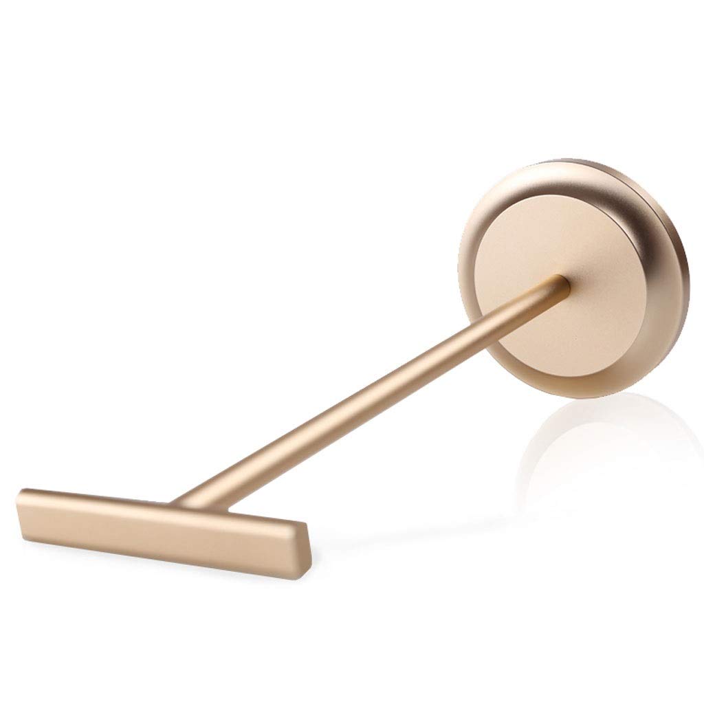 Kopfhörerständer/Headset-Halter, Metall-Kopfhörer-Halter, einfacher, kreativer Headset-Halter, Aluminiumlegierung, Headset-Aufhänger, PC-Gaming-Headset-Ständer (Farbe: Gold)