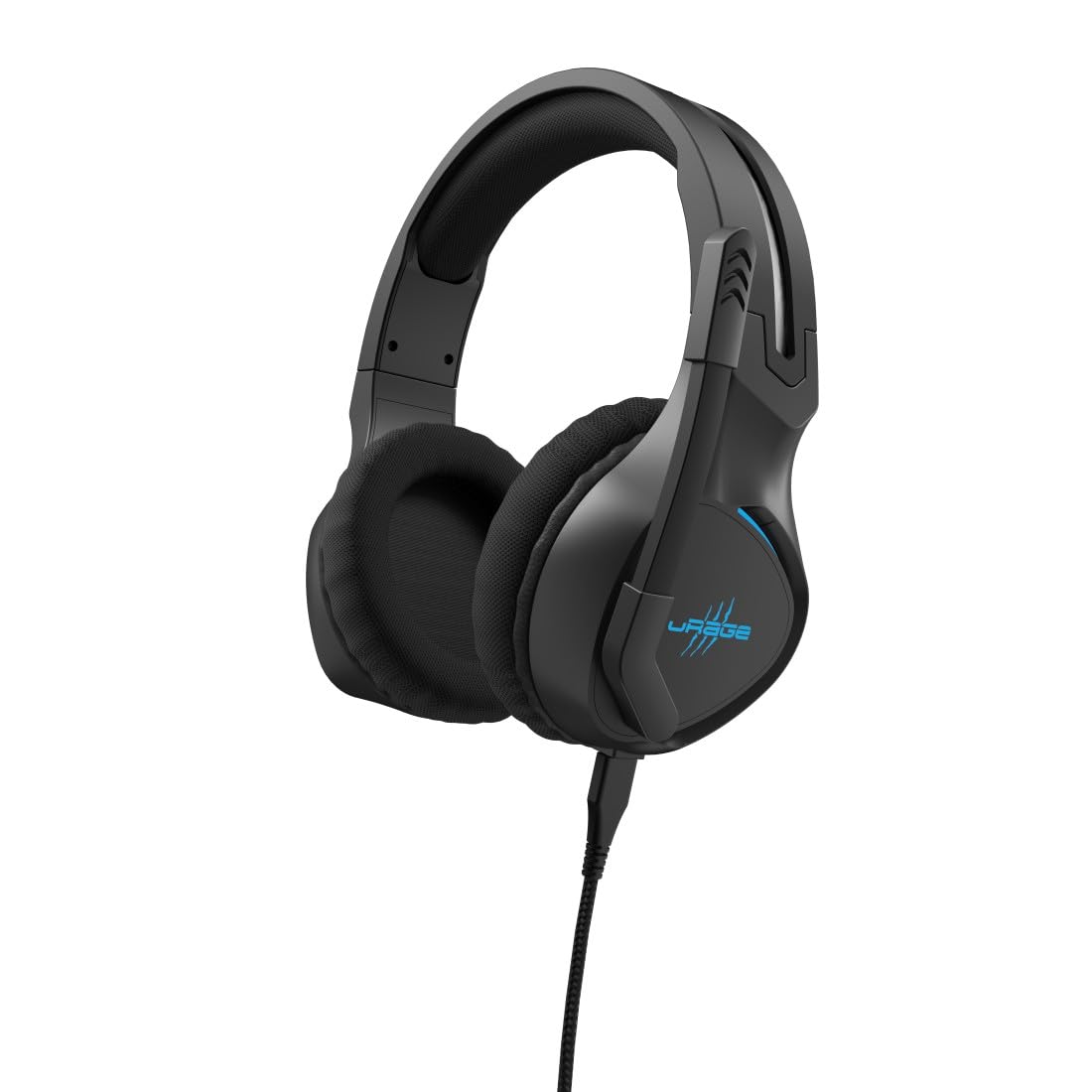 uRage Gaming-Headset SoundZ 400 V2, kabelgebundene Multi-Plattform Kopfhörer für PS5/PC, Over-Ear, in schwarz